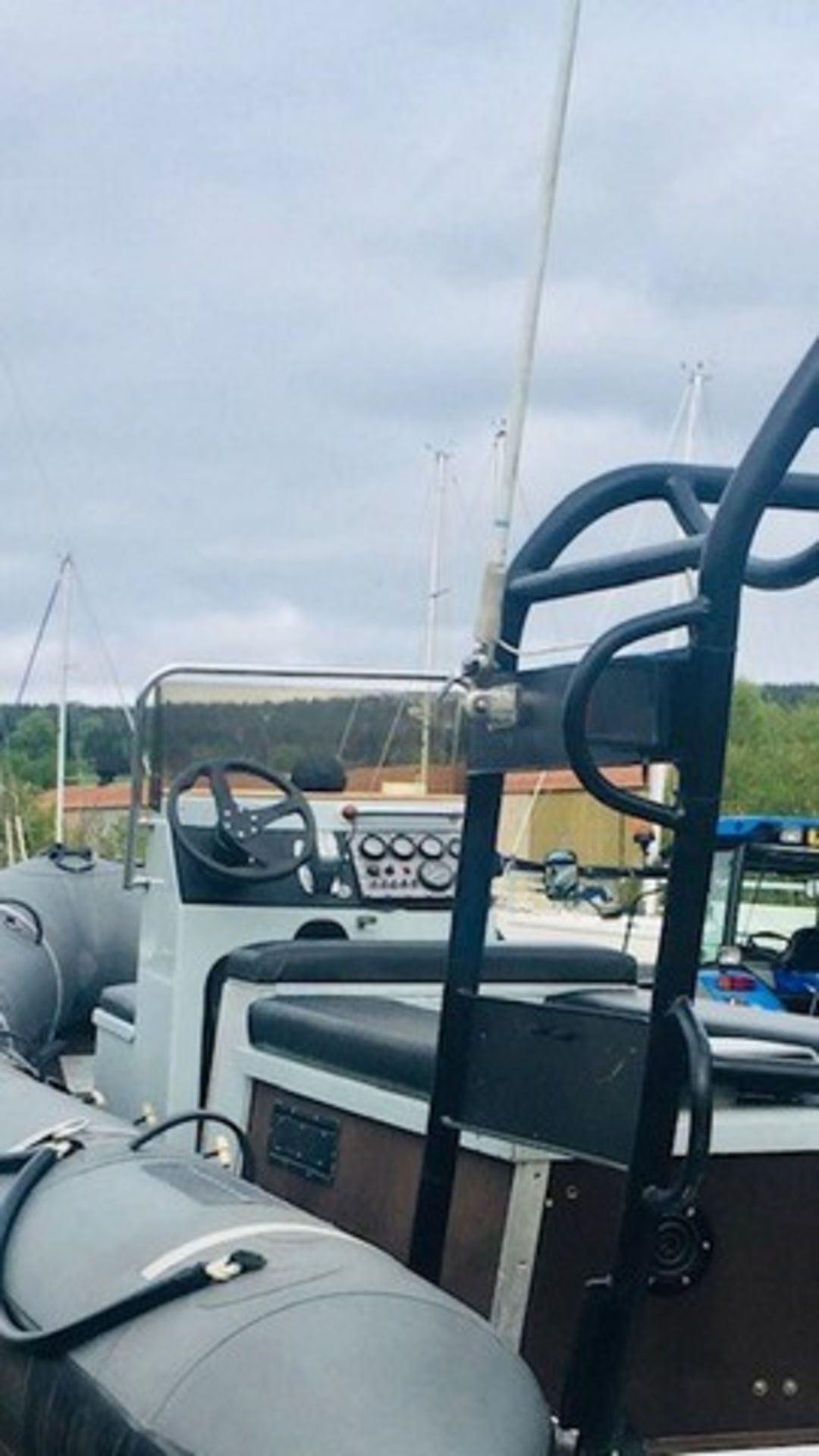 PACIFIC 22 RIB C/W IN BOARD FORD MERMAID DIESEL ENGINE AND GALVANISED TRAILER - Image 14 of 14