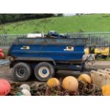 NC 14T TWIN AXLE TIPPING TRAILER C/W SUSPENDED DRAW BAR