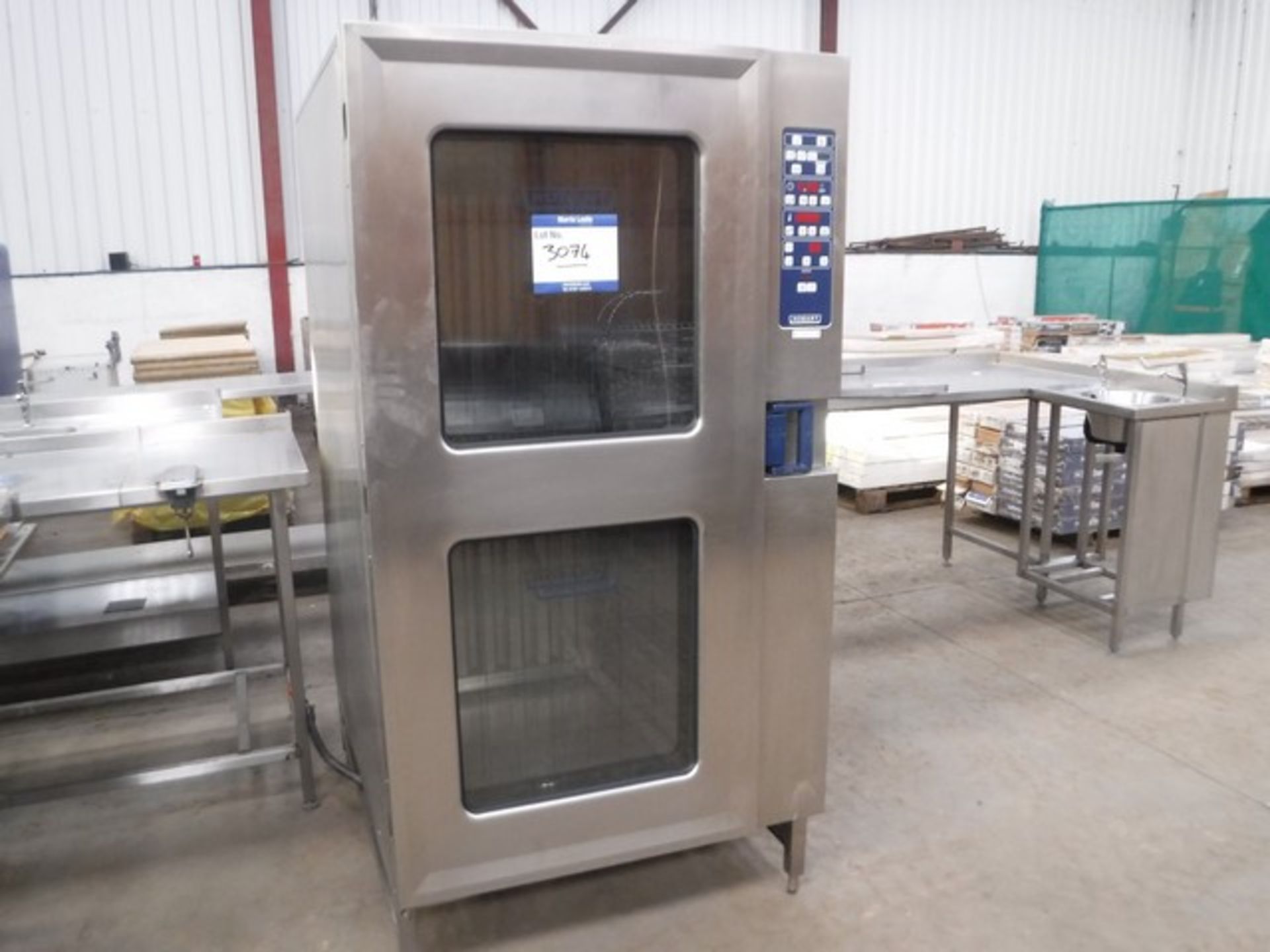 HOBART COMBI OVEN C/W TROLLY 3 PHASE