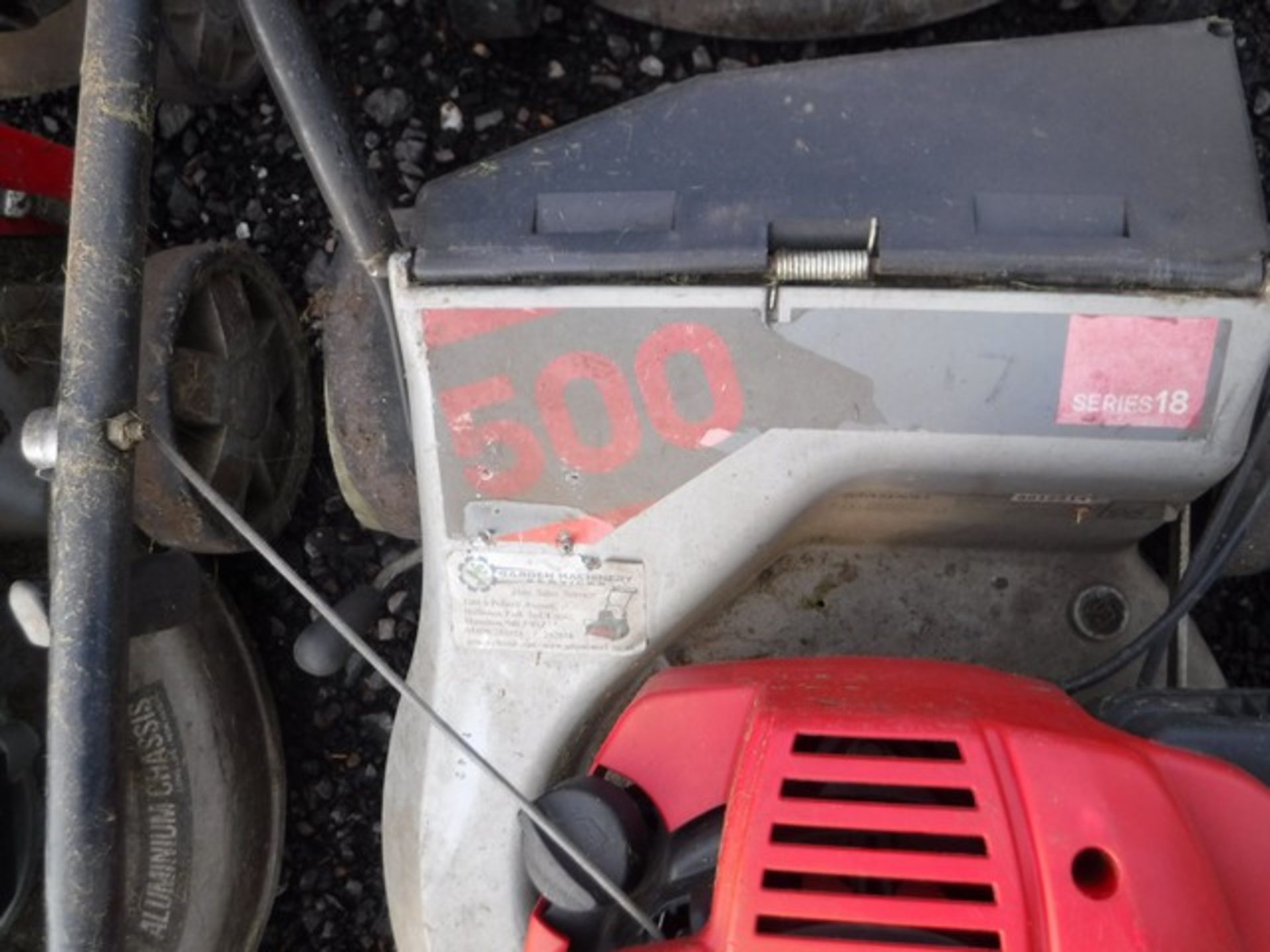 MASPORT 500 SERIES 18, WALKALONG MOWER AND BASKET x4 - Image 8 of 10