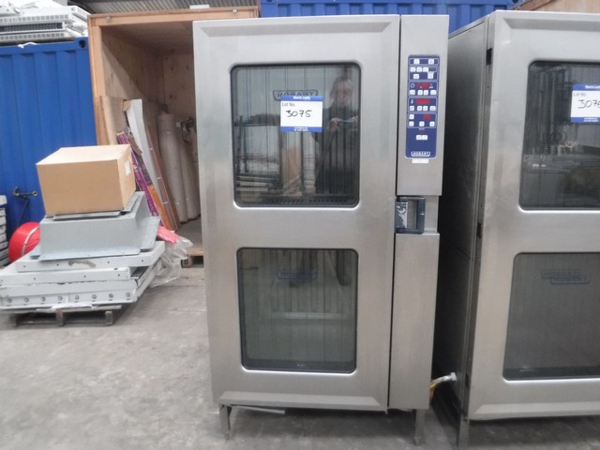 HOBART COMBI OVEN C/W TROLLY 3 PHASE