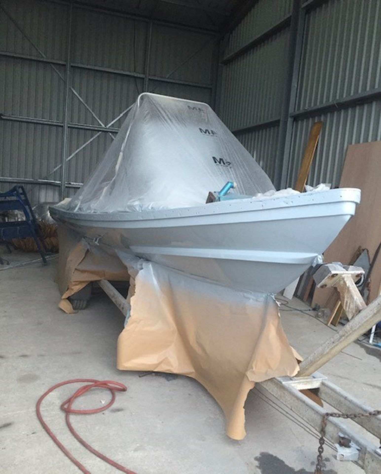 PACIFIC 22 MARINE RIB, 4CYL FORD DIESEL C/W GALVANISED TWIN AXLE TRAILER **FULL REBUILD DONE 3 YEARS - Image 9 of 10