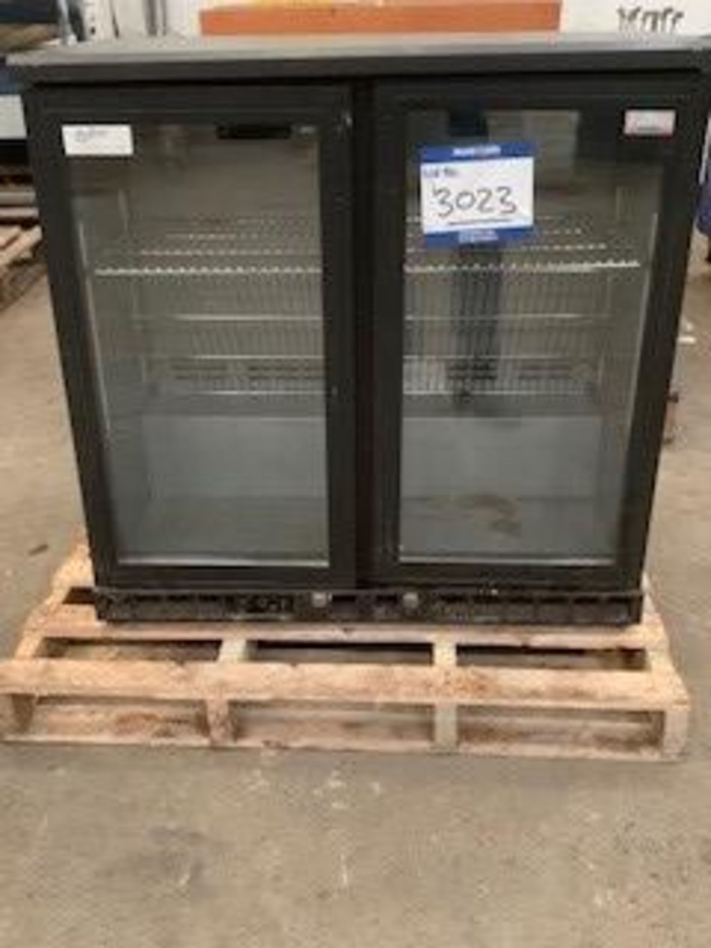 GAMKO DOUBLE GLASS FRONTED FRIDGE