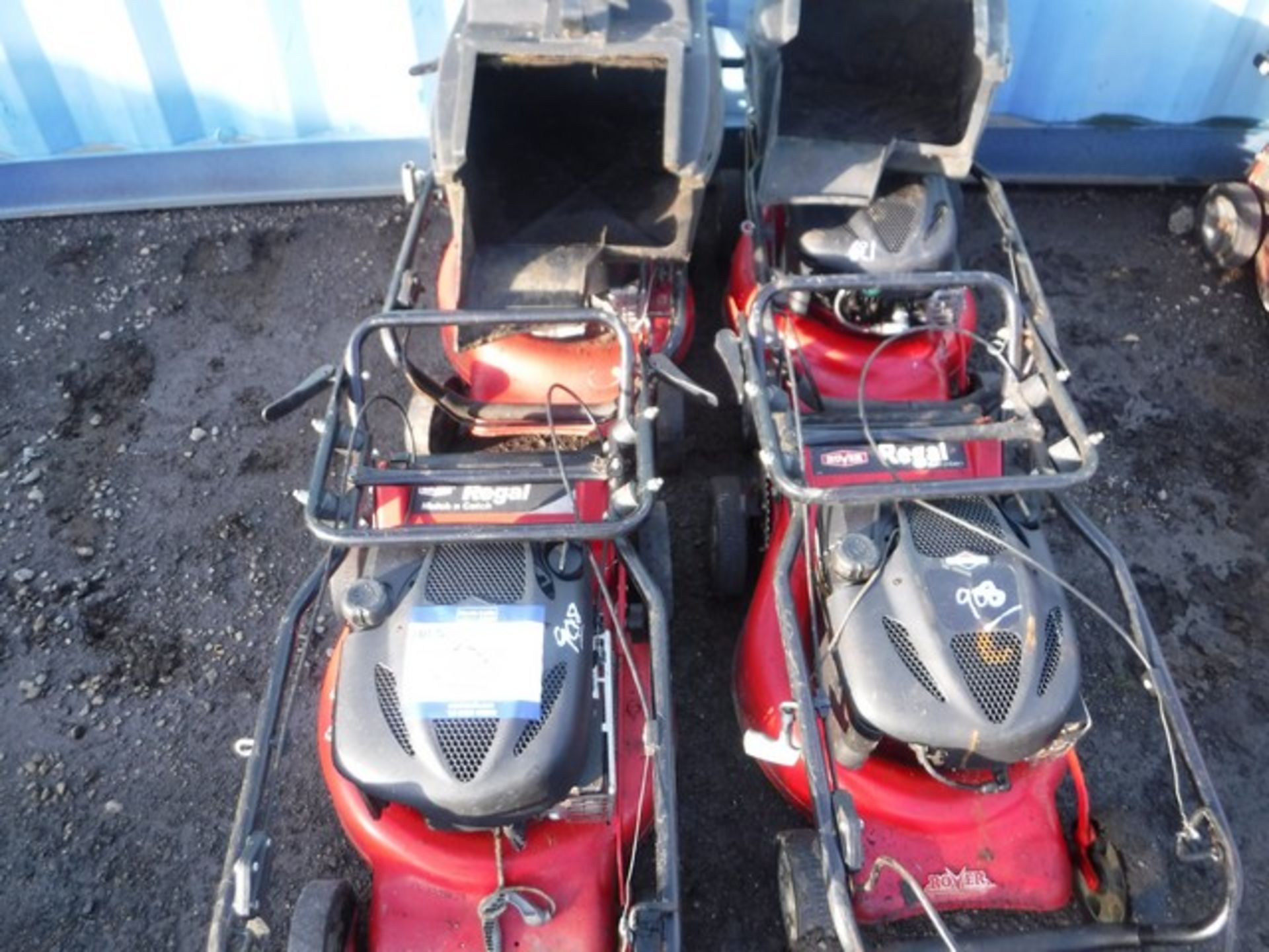 ROVER REGAL 6SDE WALKALONG MOWER x4 PLUS 2 BASKET