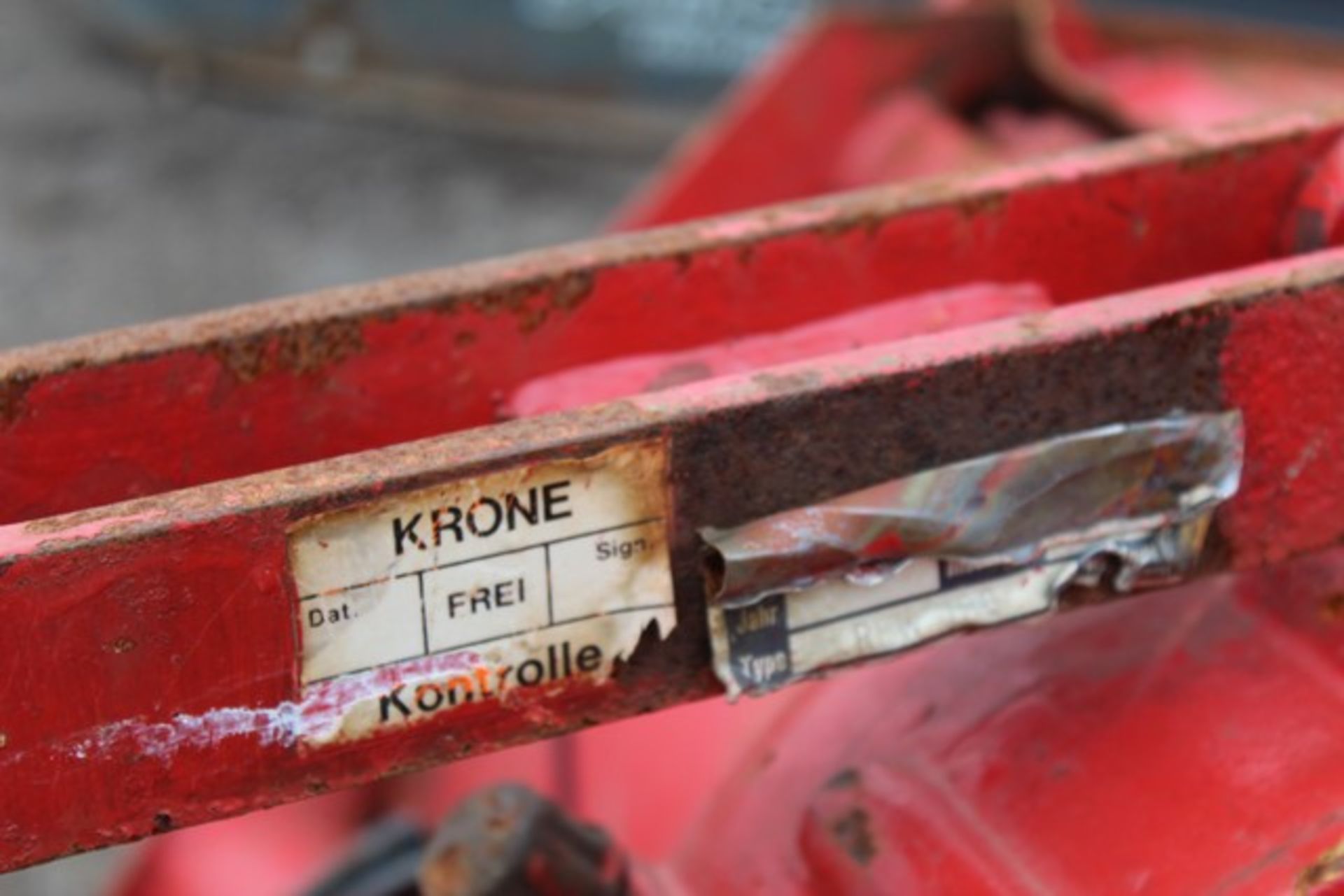 KRONE 100 ROTAVATOR - Image 6 of 8