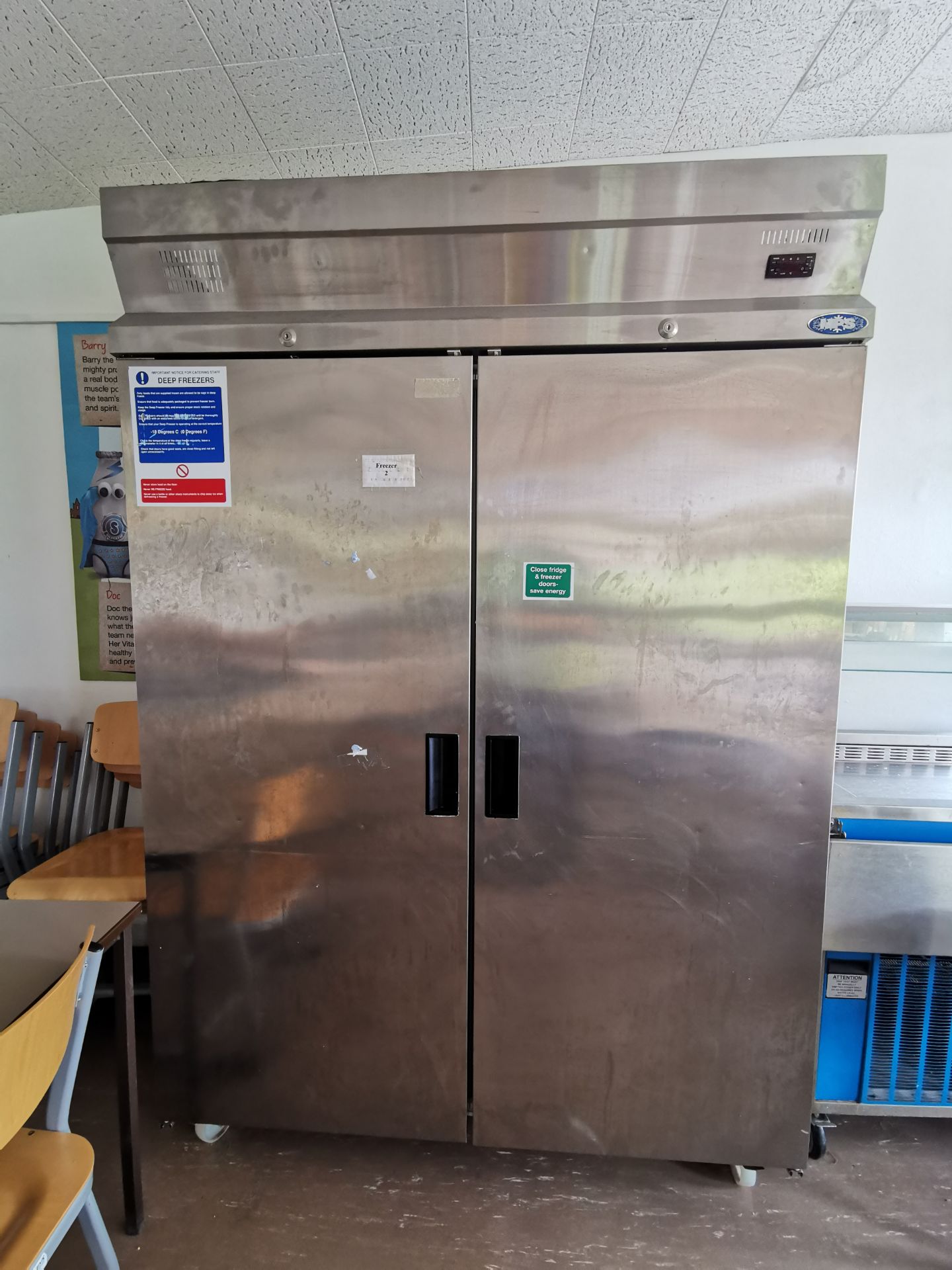 MPS Large commercial double fridge freezer