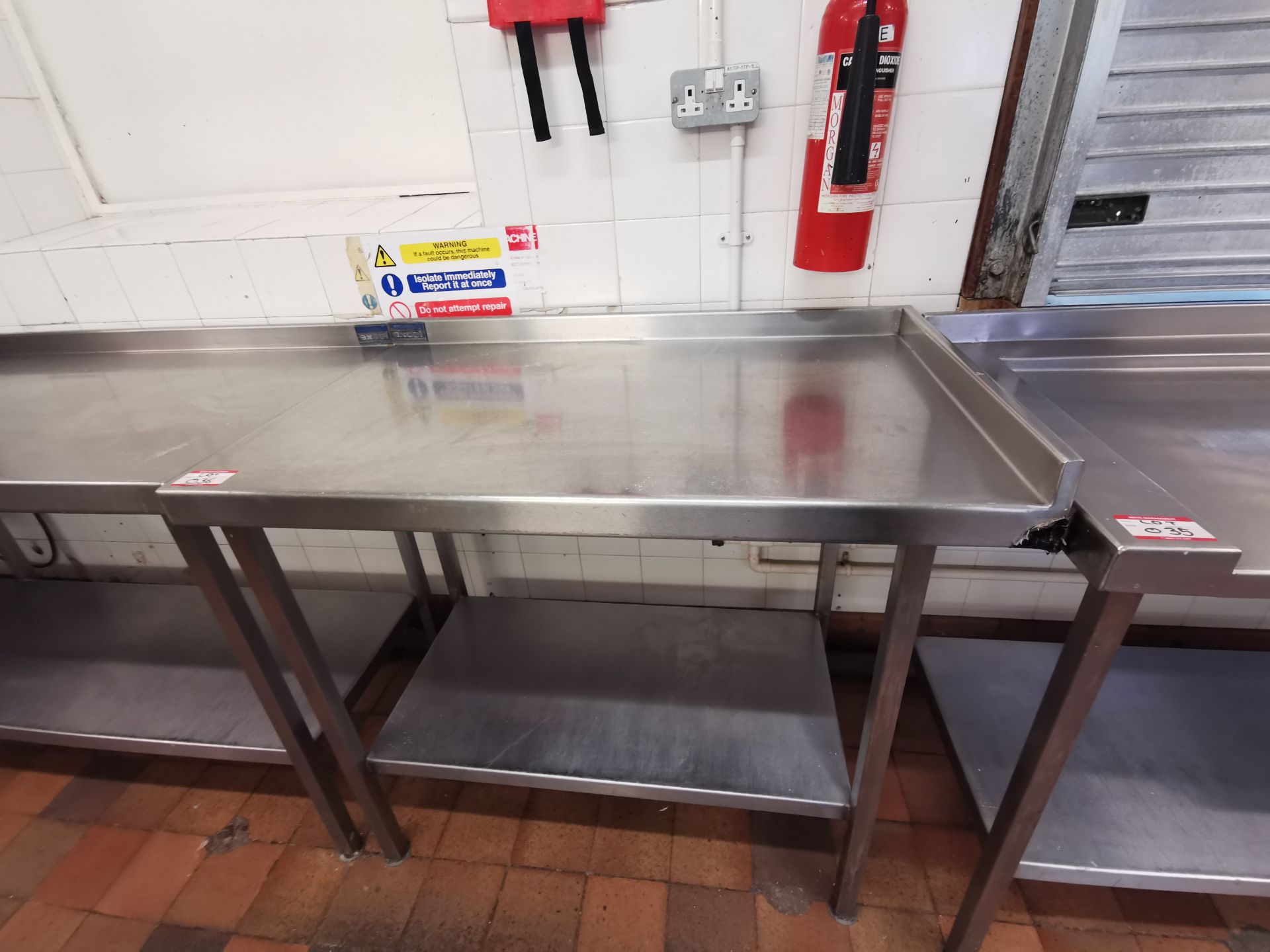 Excel Stainless steel kitchen worktop corner 2.5ft