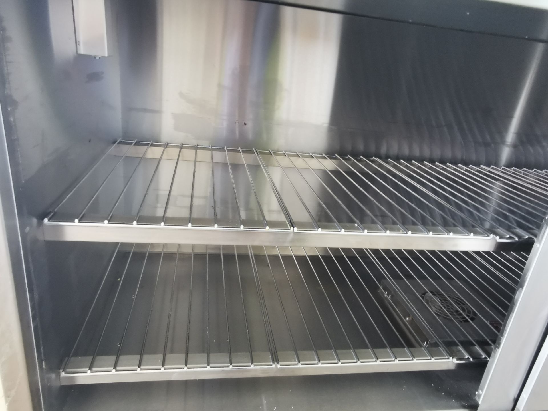 Moffat Comercial hot plate with hot cupboard Blue and stainless steel 6ft - Image 3 of 5