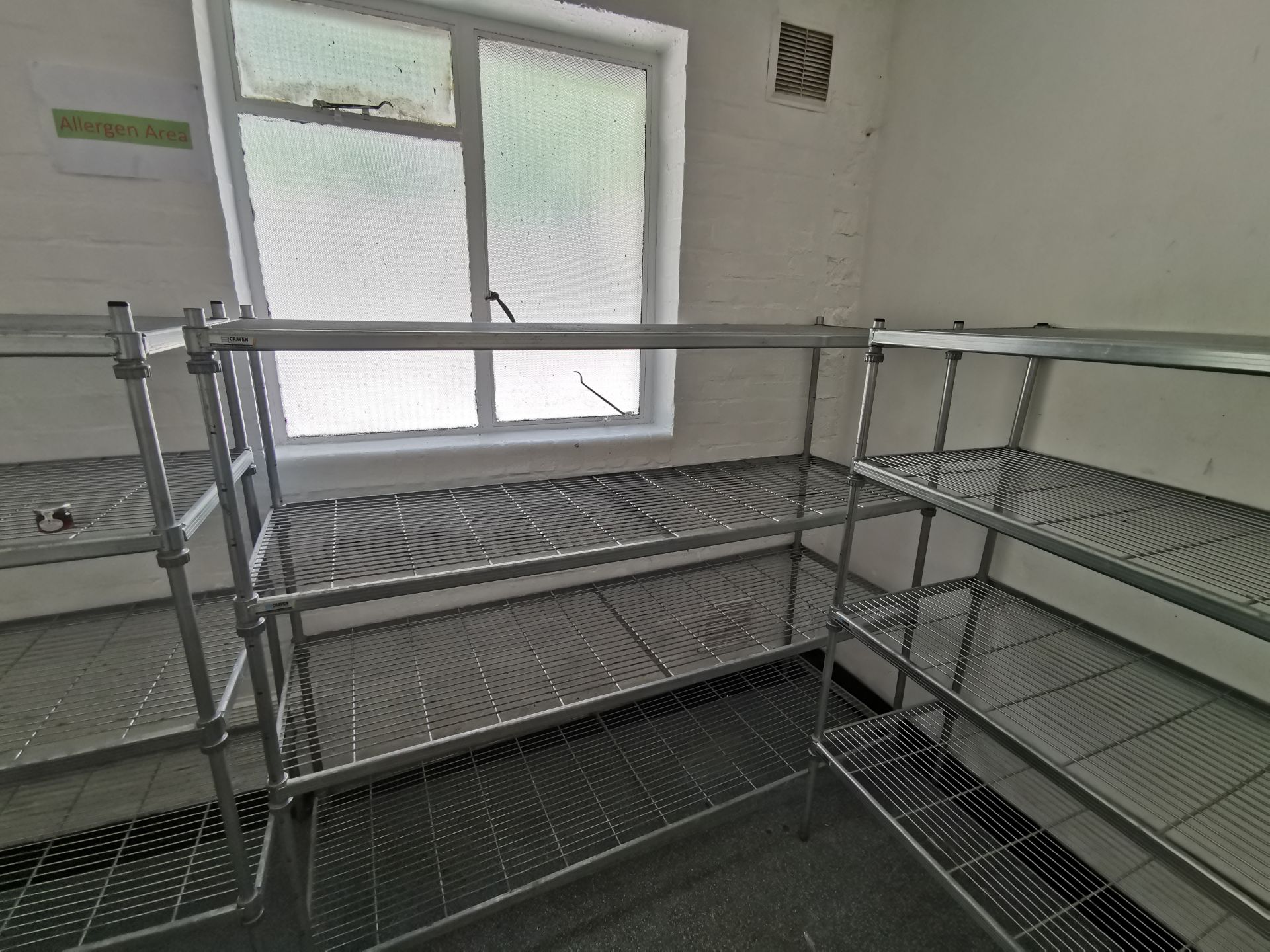Stainless steel racking unit 6ft