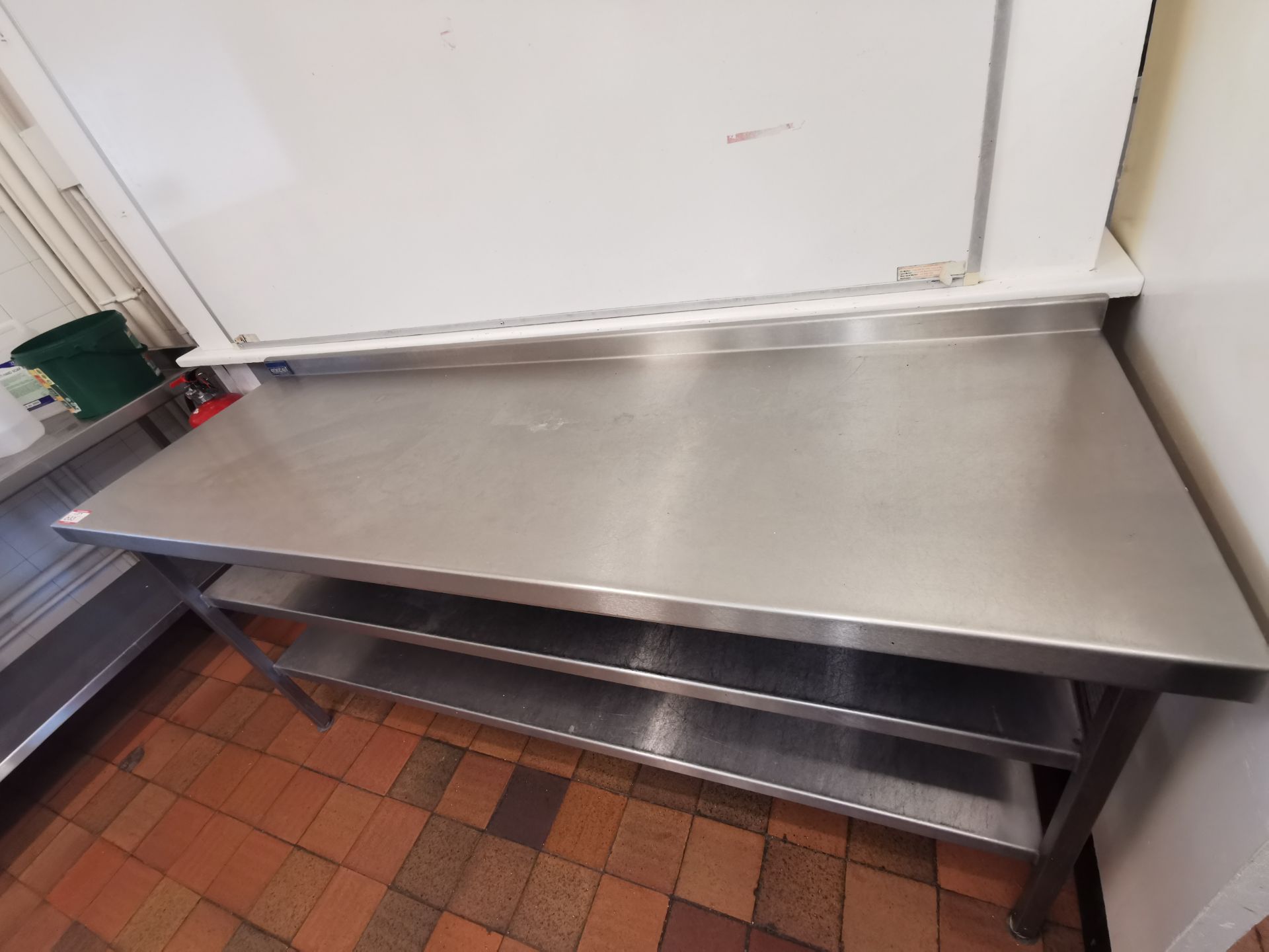 Excel Stainless steel kitchen worktop Corner 6ft