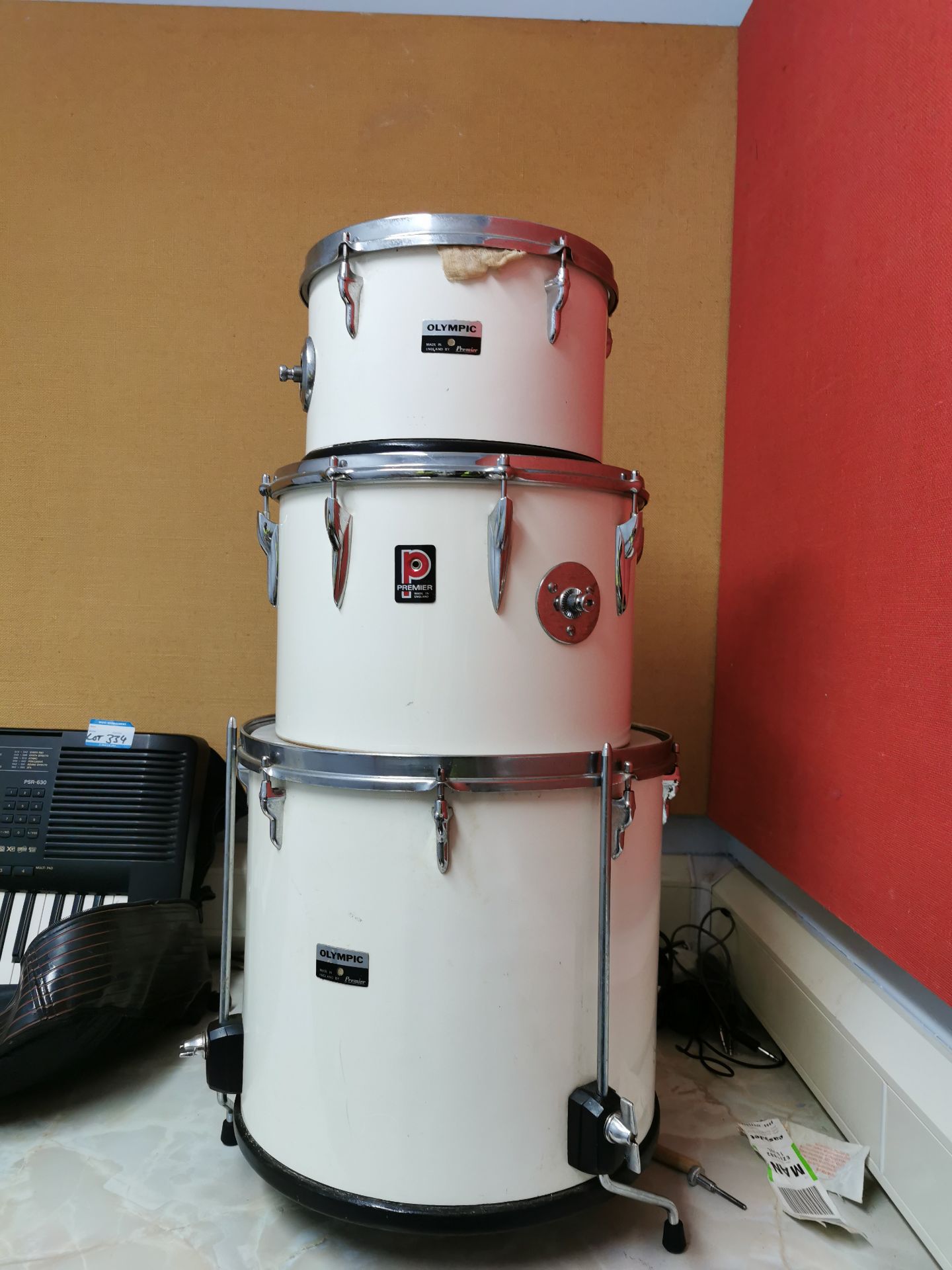 Premier asorted drum set