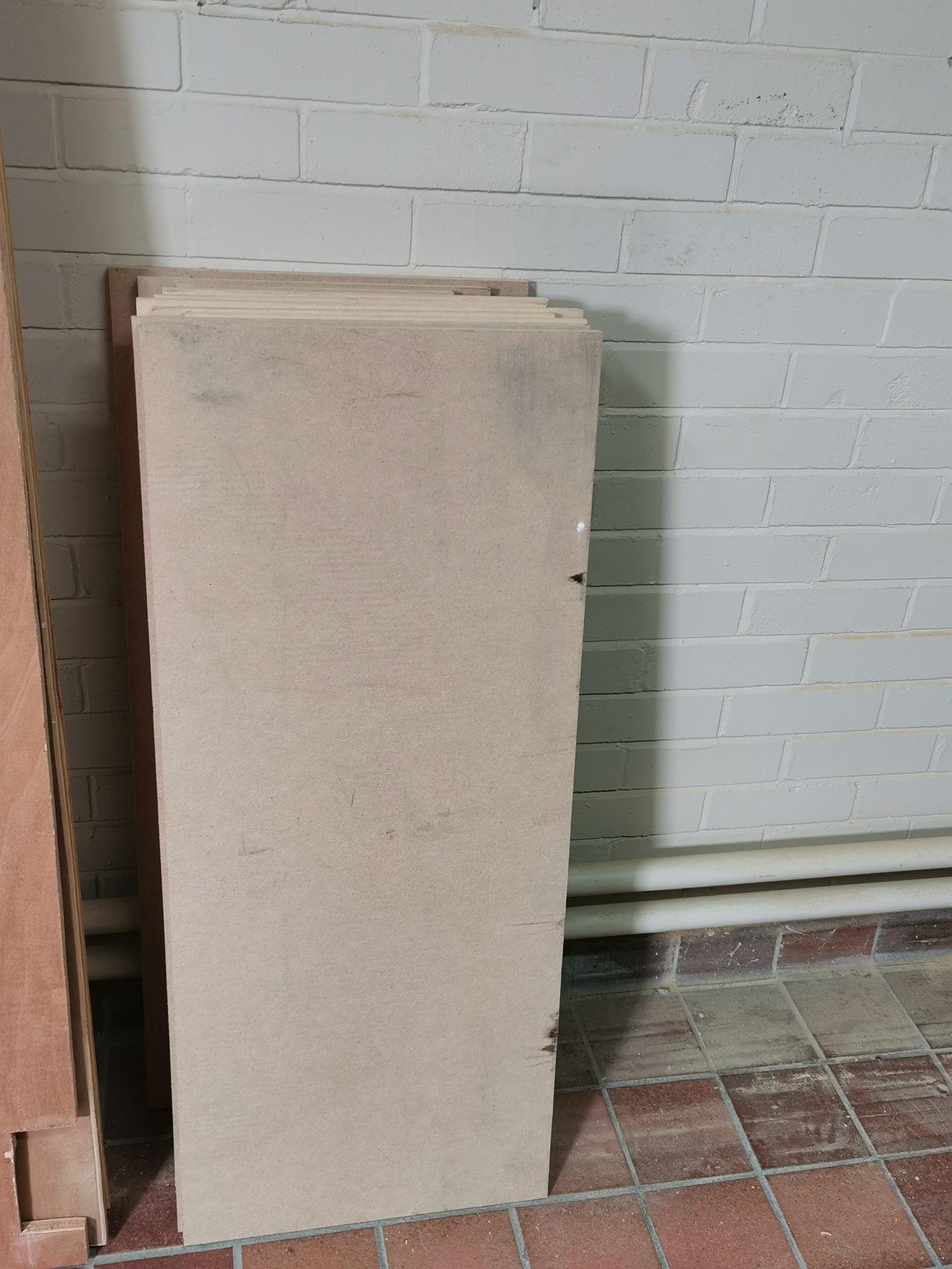 Asorted MDF shelves