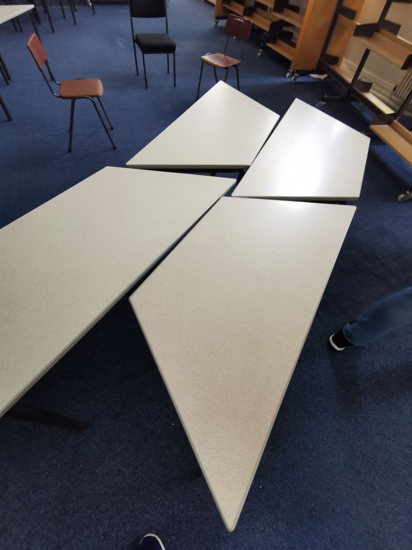 4x trapezoid tables