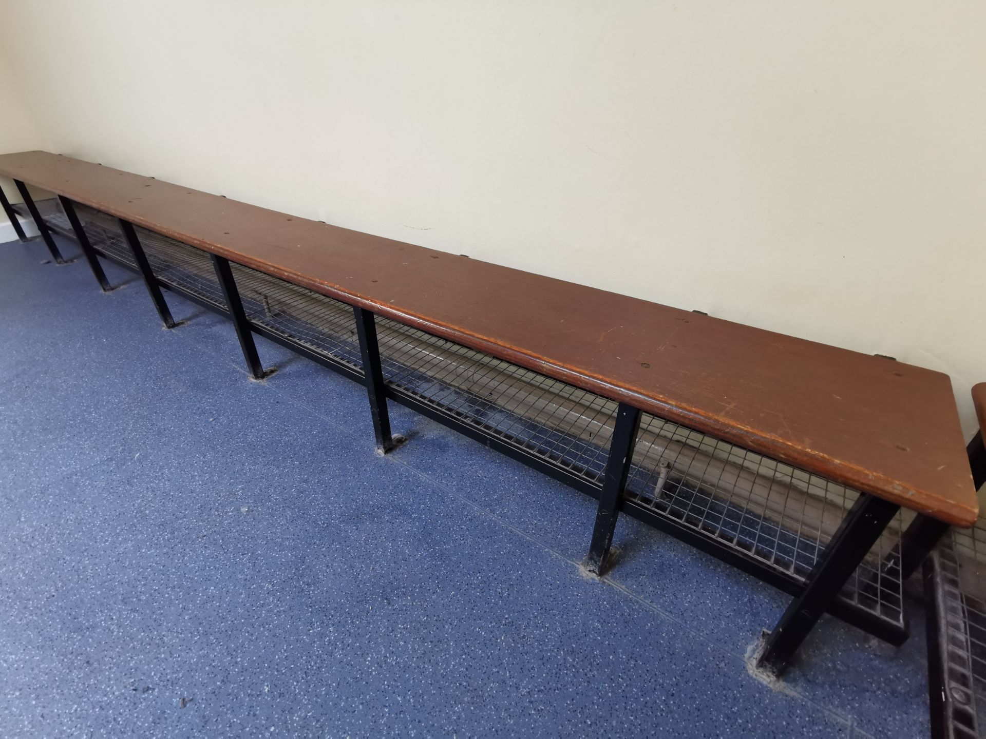 Vintage gym bench 8ft