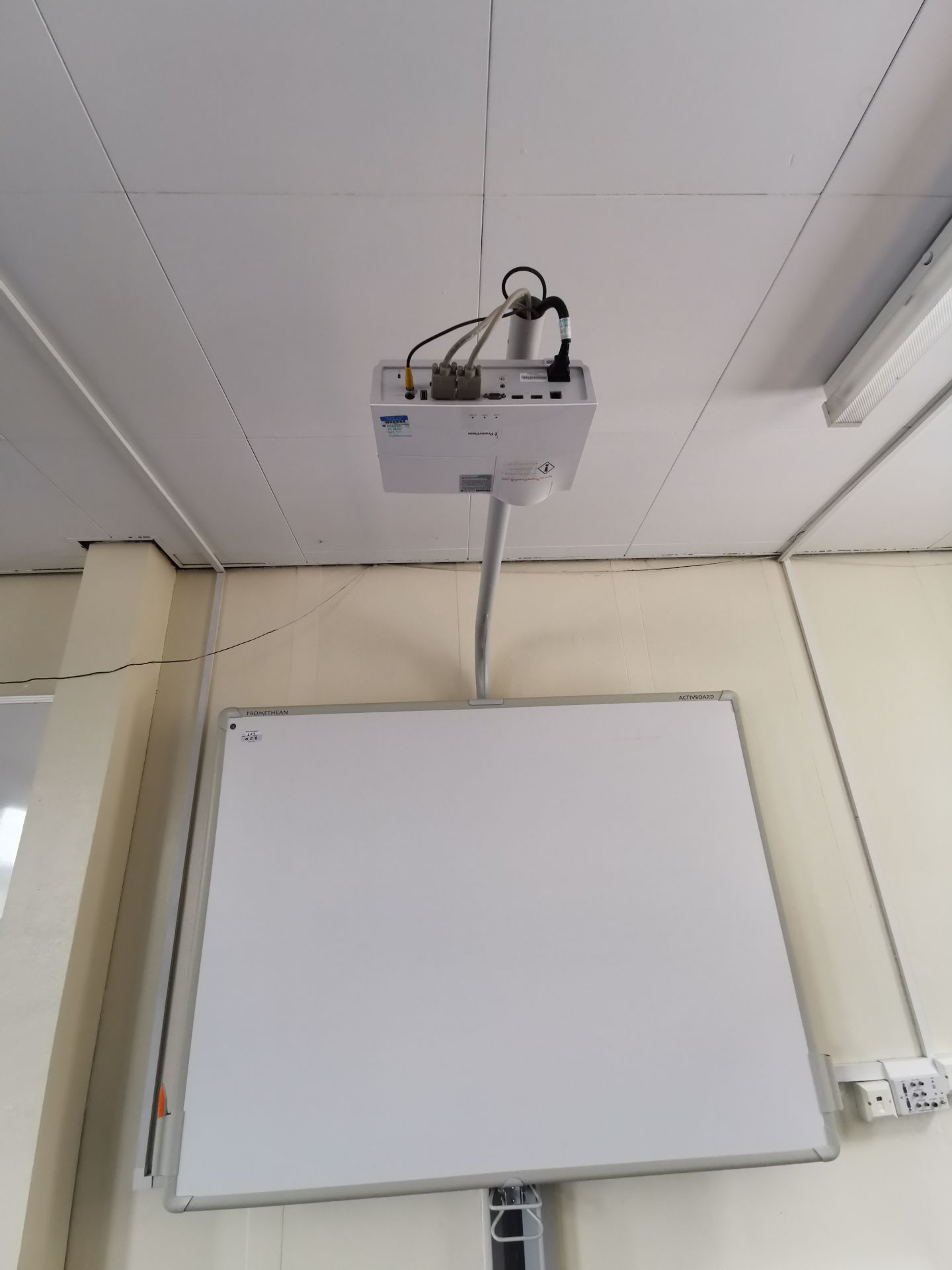 Promethean active board with projector [on stand]