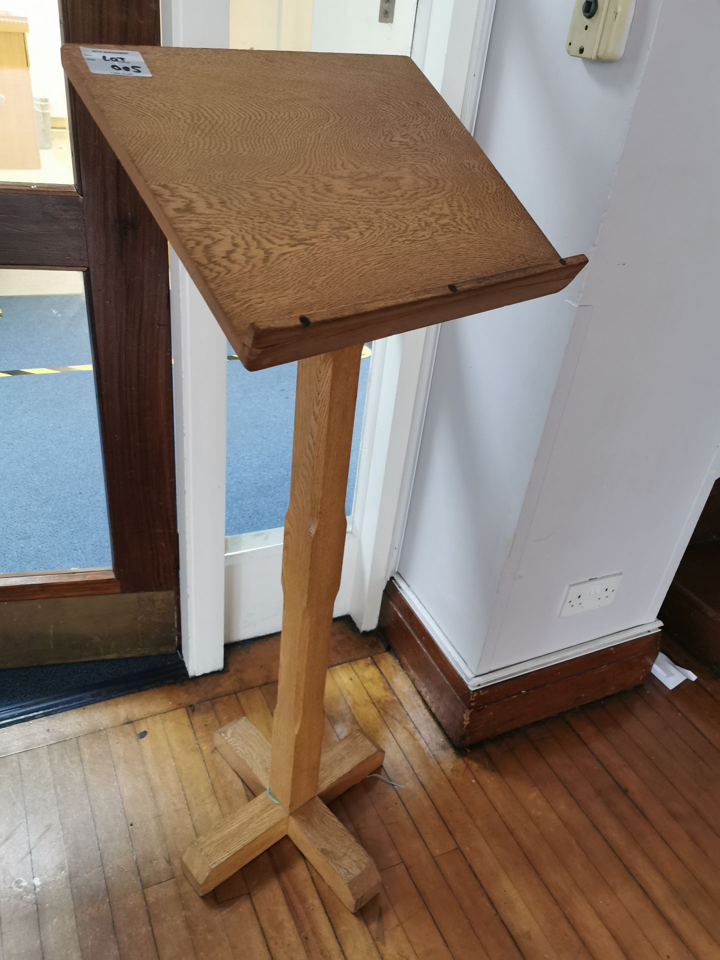 Vintage wooden lectern