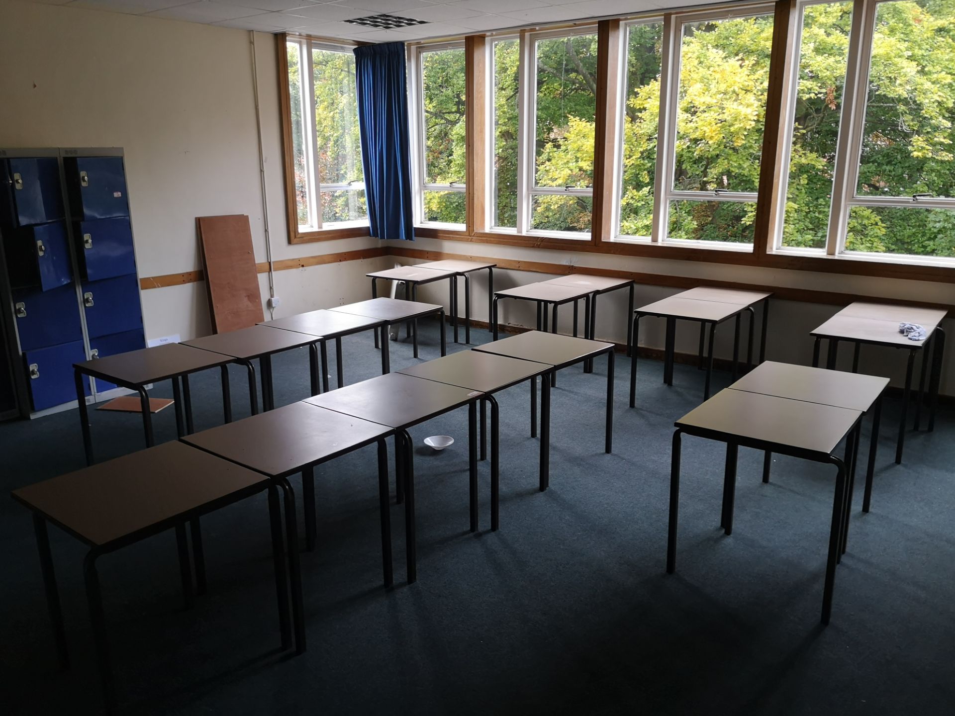 Vintage classroom school desks 60cm by 60cm x22