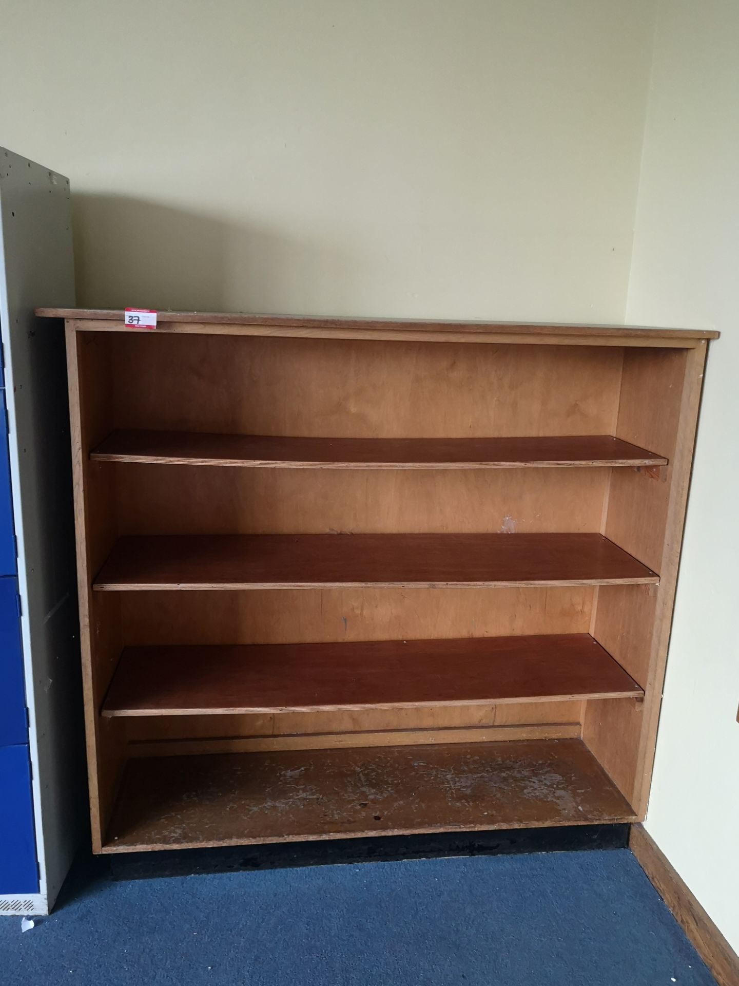 Vintage wooden bookcase