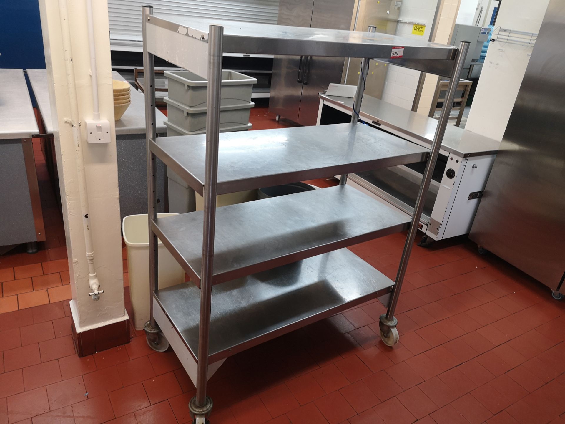 Stainless catering racking - Image 2 of 2