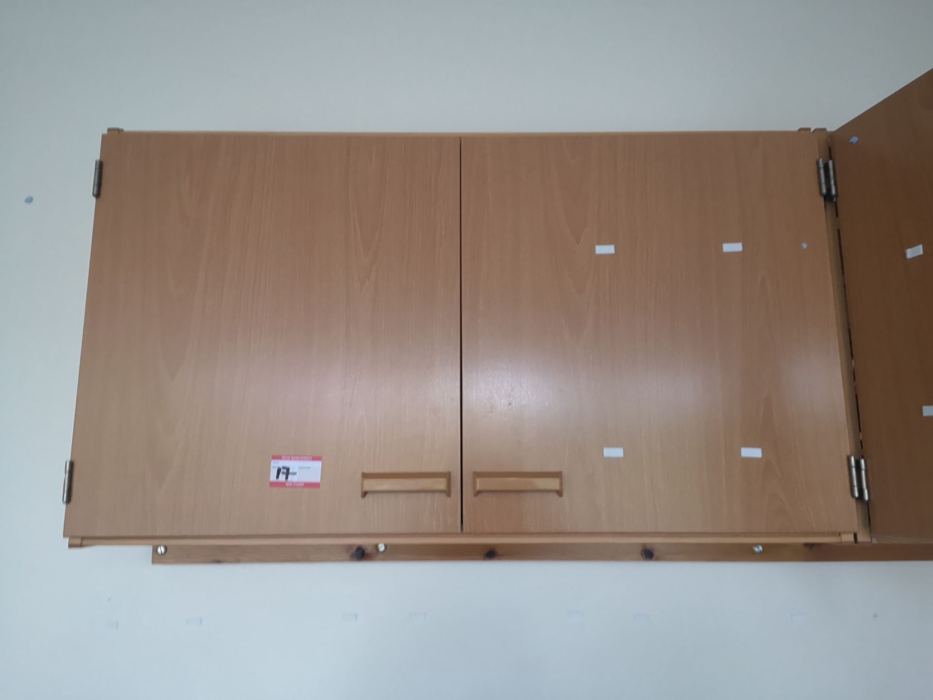 4x wall mounted cabinets 50cm by 100cm