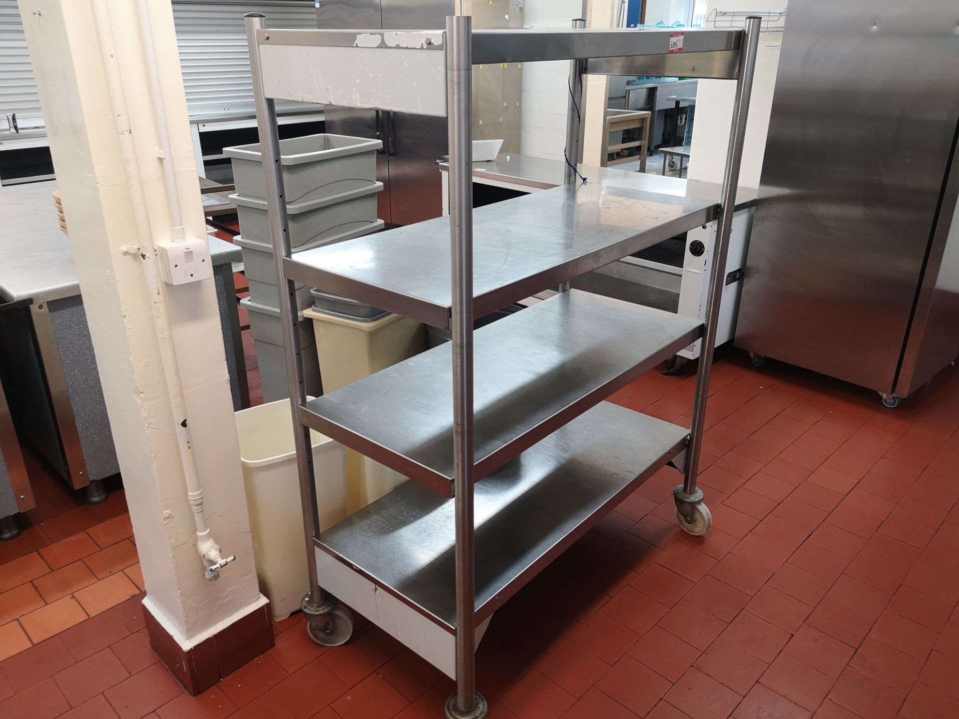 Stainless catering racking