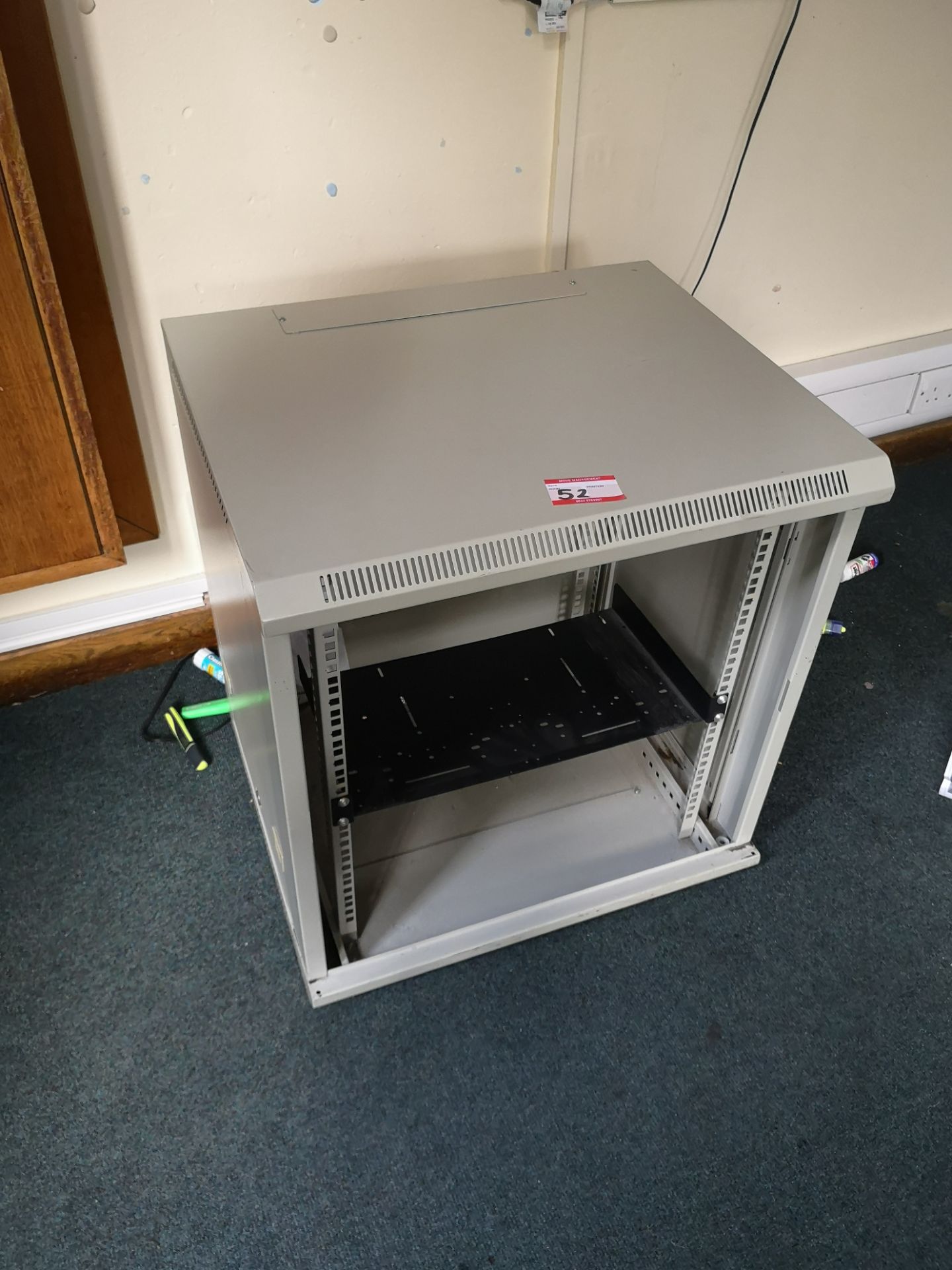 metal server network cabinet no door