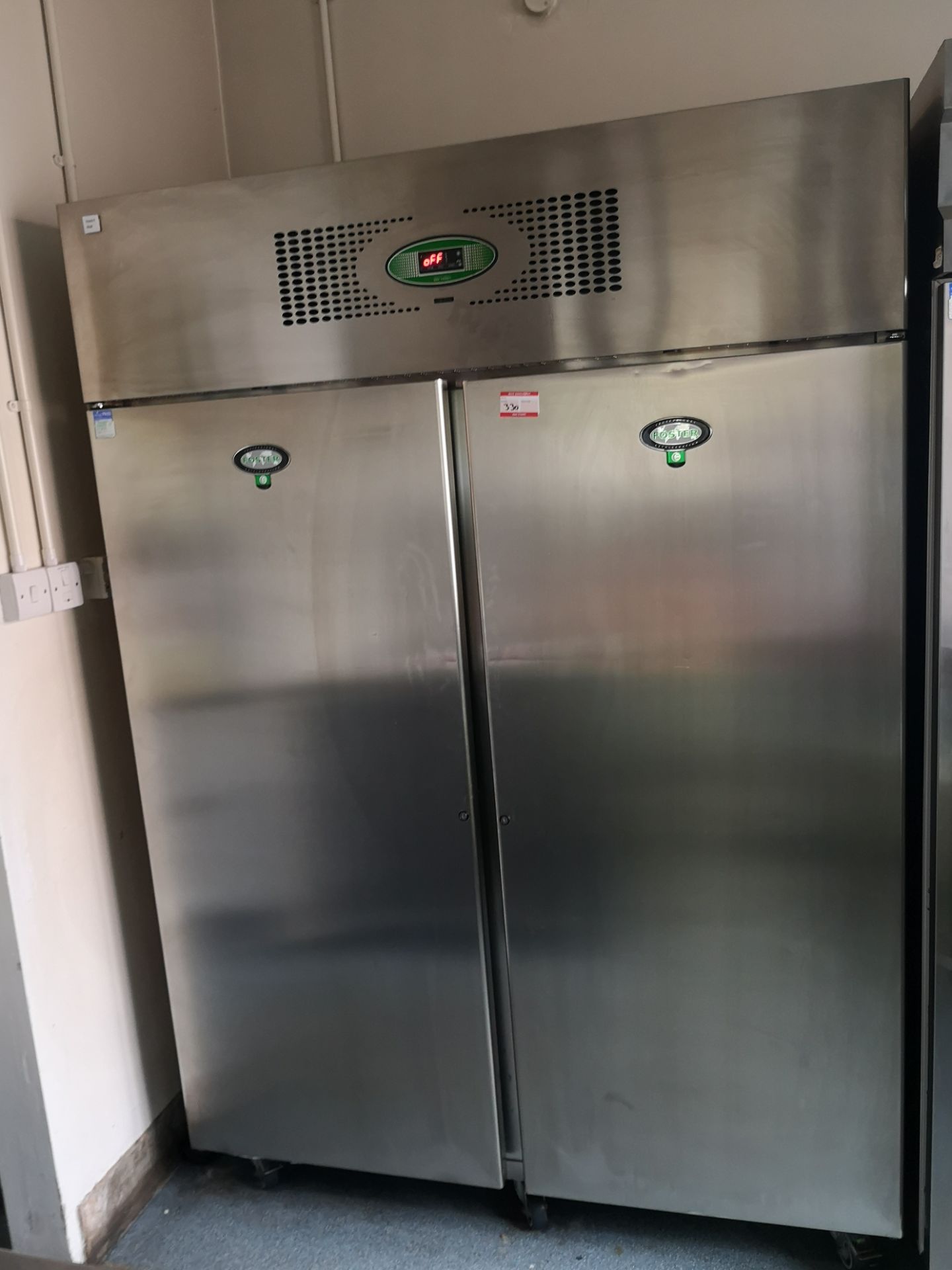 Foster double door freezer Stainless steel recently refurbished