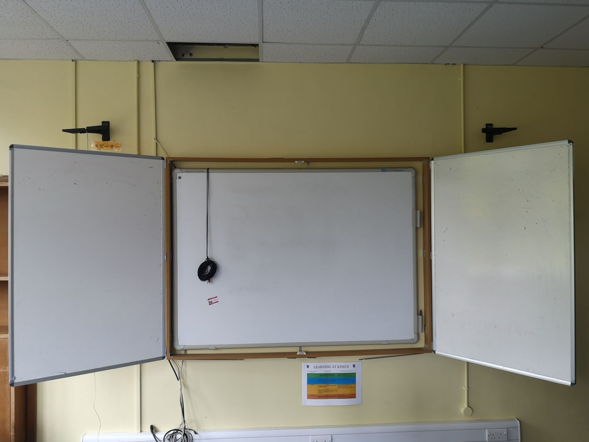 Promethean active board with whiteboards