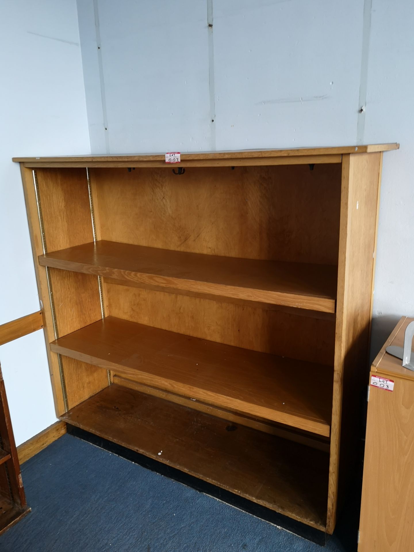 Vintage wooden bookcase