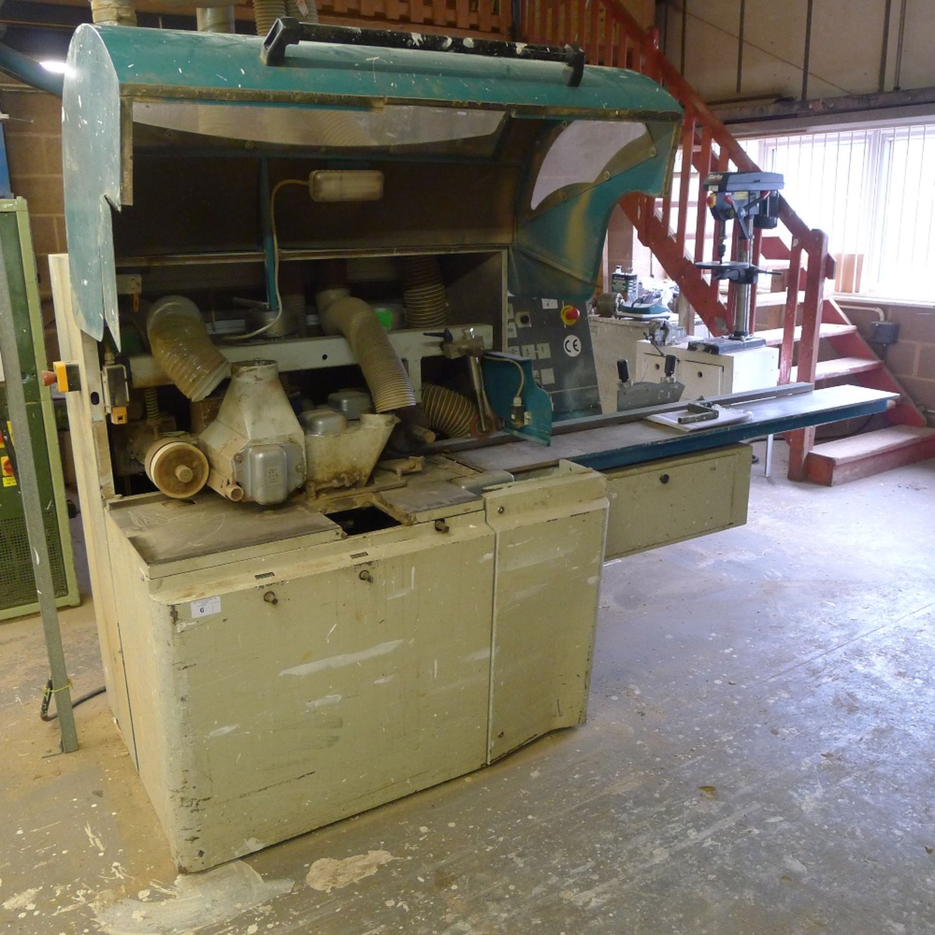 A 4 side automatic planer by Griggio type Quadro G22/4, YOM 2002, 3ph includes handle and - Image 2 of 9