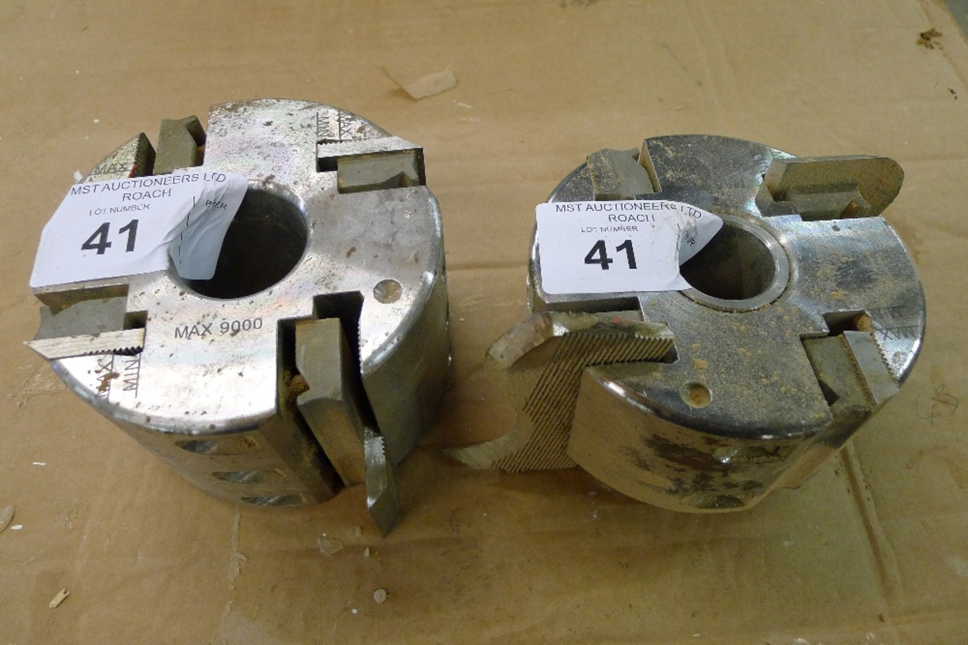 2 universal rebate / moulding blocks