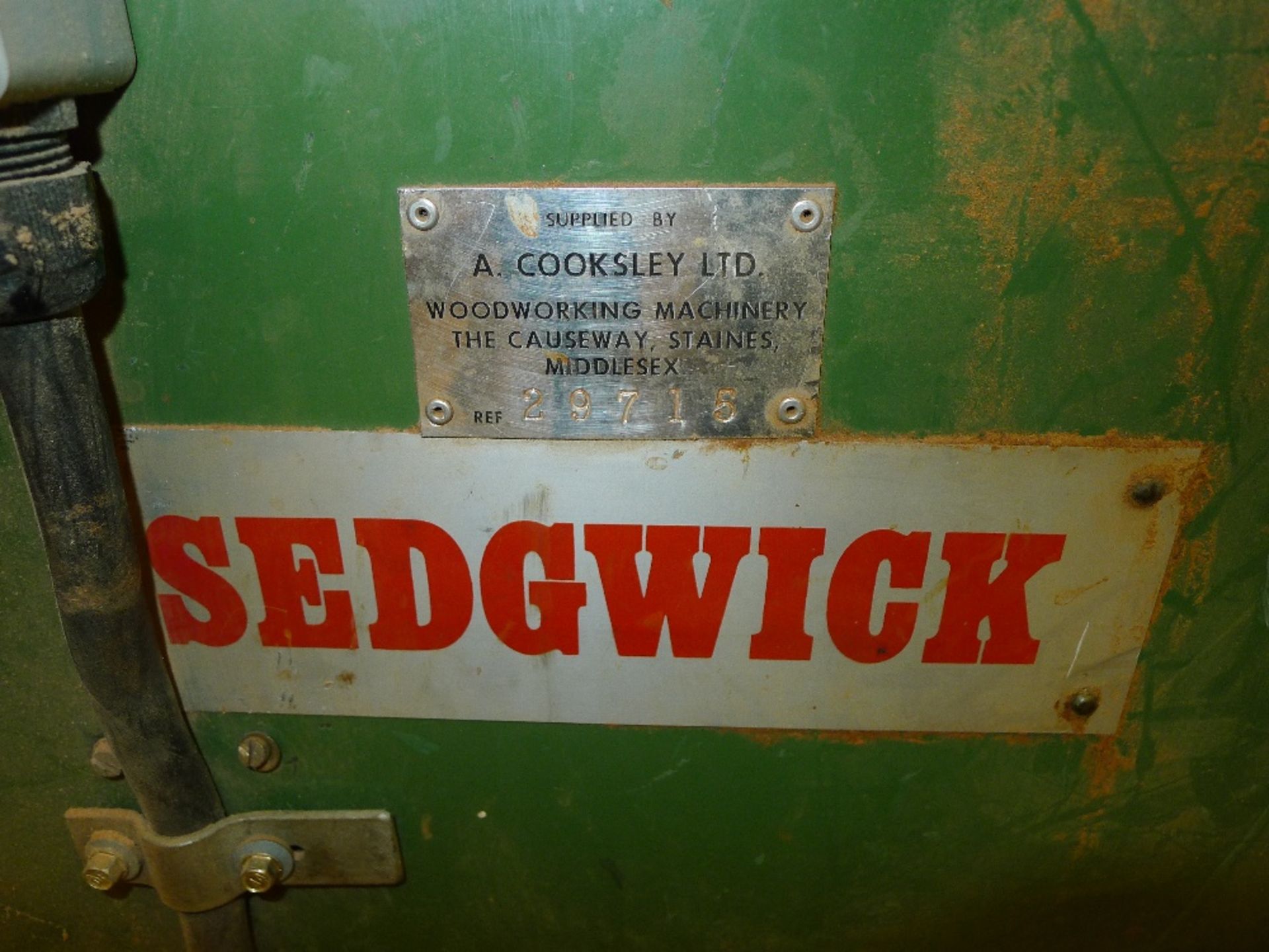 1 circular table saw by Sedgwick, 3ph with 1 blade fitted and 4 other spare blades - Image 2 of 4