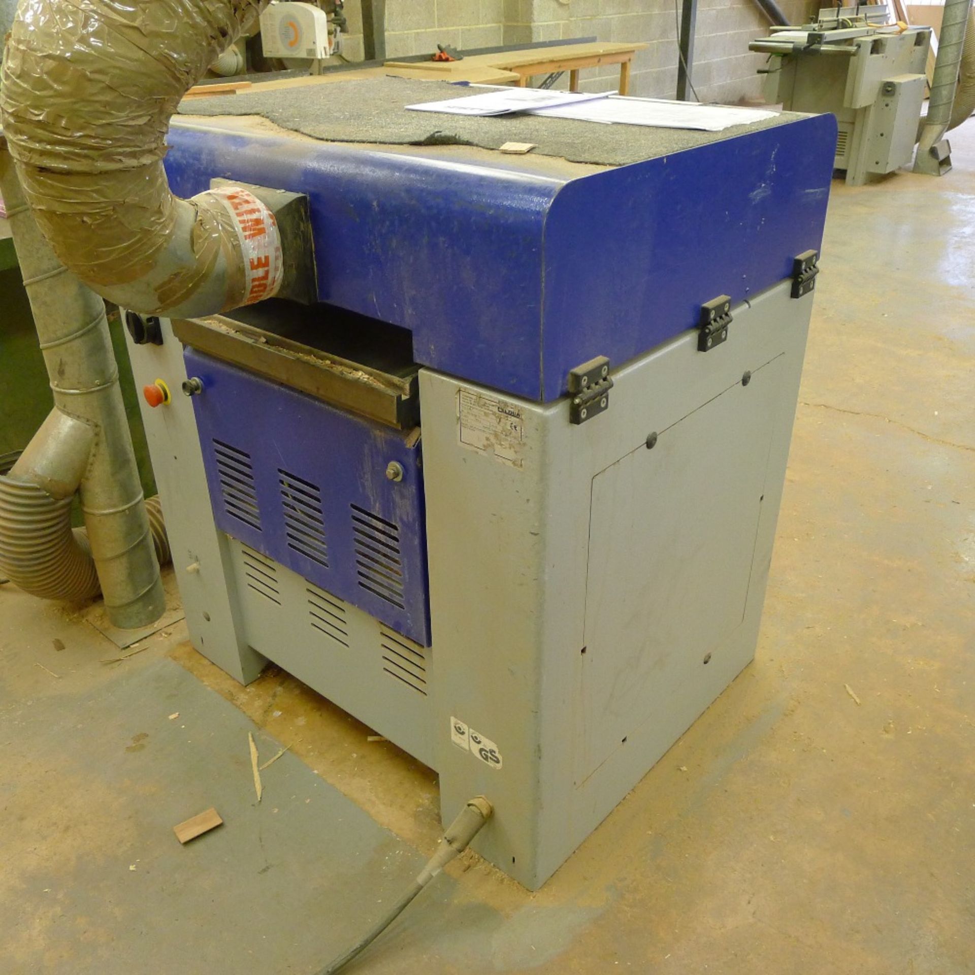 1 planer thicknesser by Felder type D951, YOM 2012, 3ph - Image 3 of 6