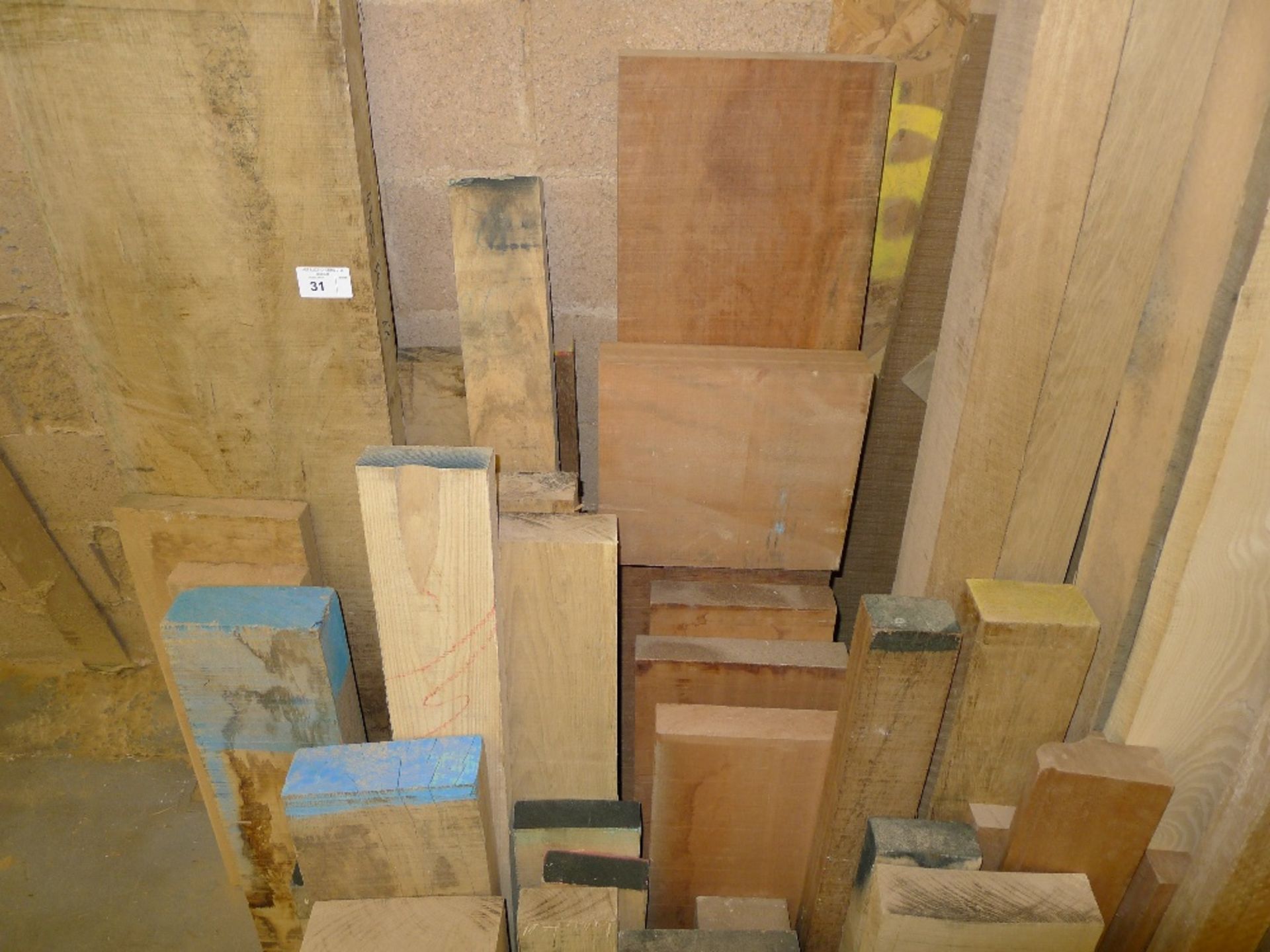 A quantity of various timber including European oak, beech, sapele, ash, Douglas Fir etc. On left - Image 4 of 6