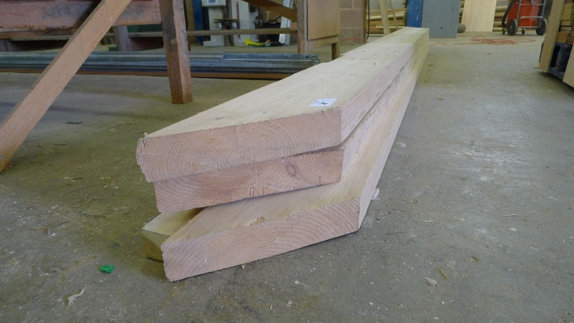 3 lengths of soft wood (miss cut trusses) each approx 230mm x 65mm x 3.7m - Image 3 of 3