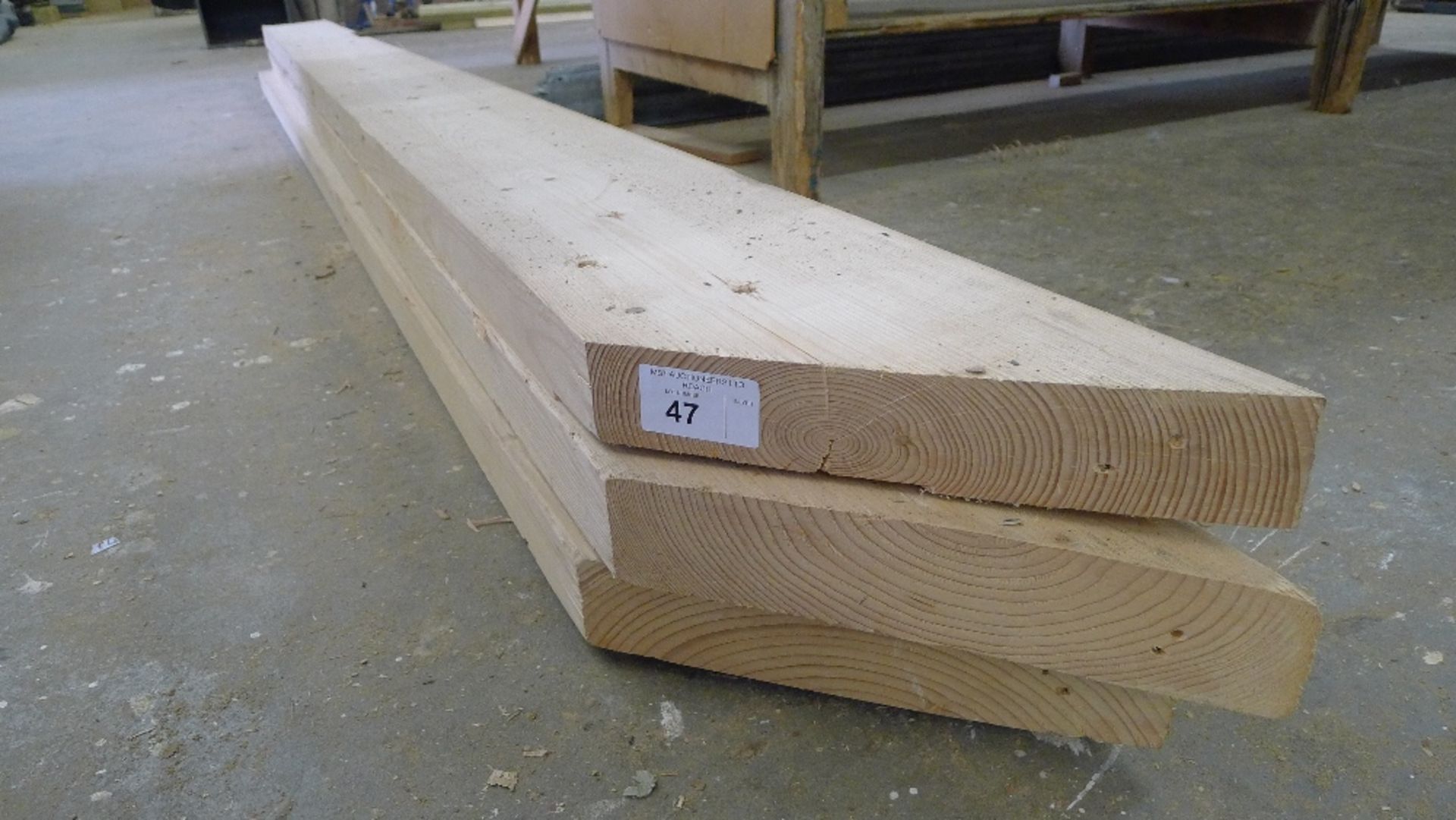 3 lengths of soft wood (miss cut trusses) each approx 230mm x 65mm x 3.7m - Image 2 of 3