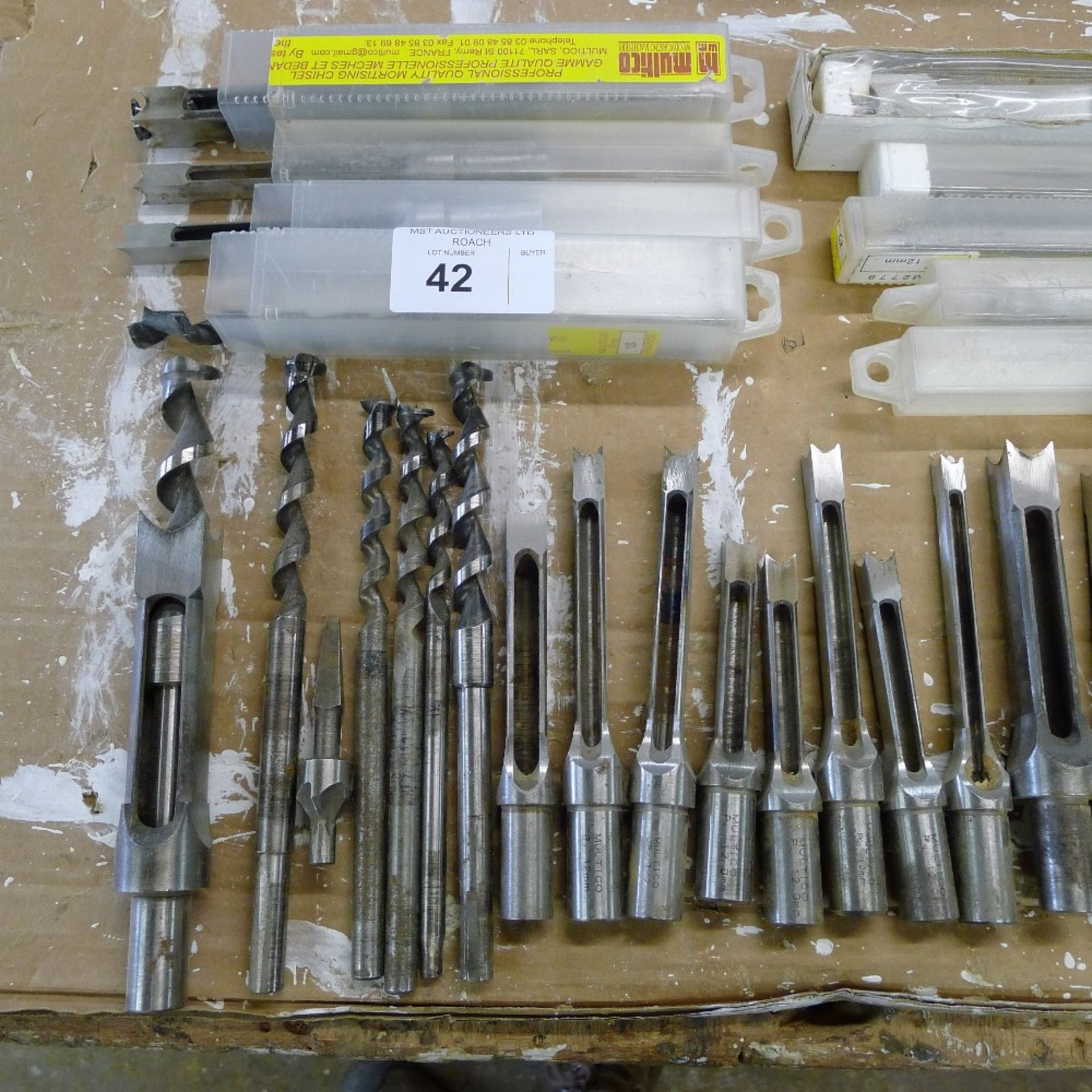 A quantity of various chisel mortise bits - Image 2 of 3