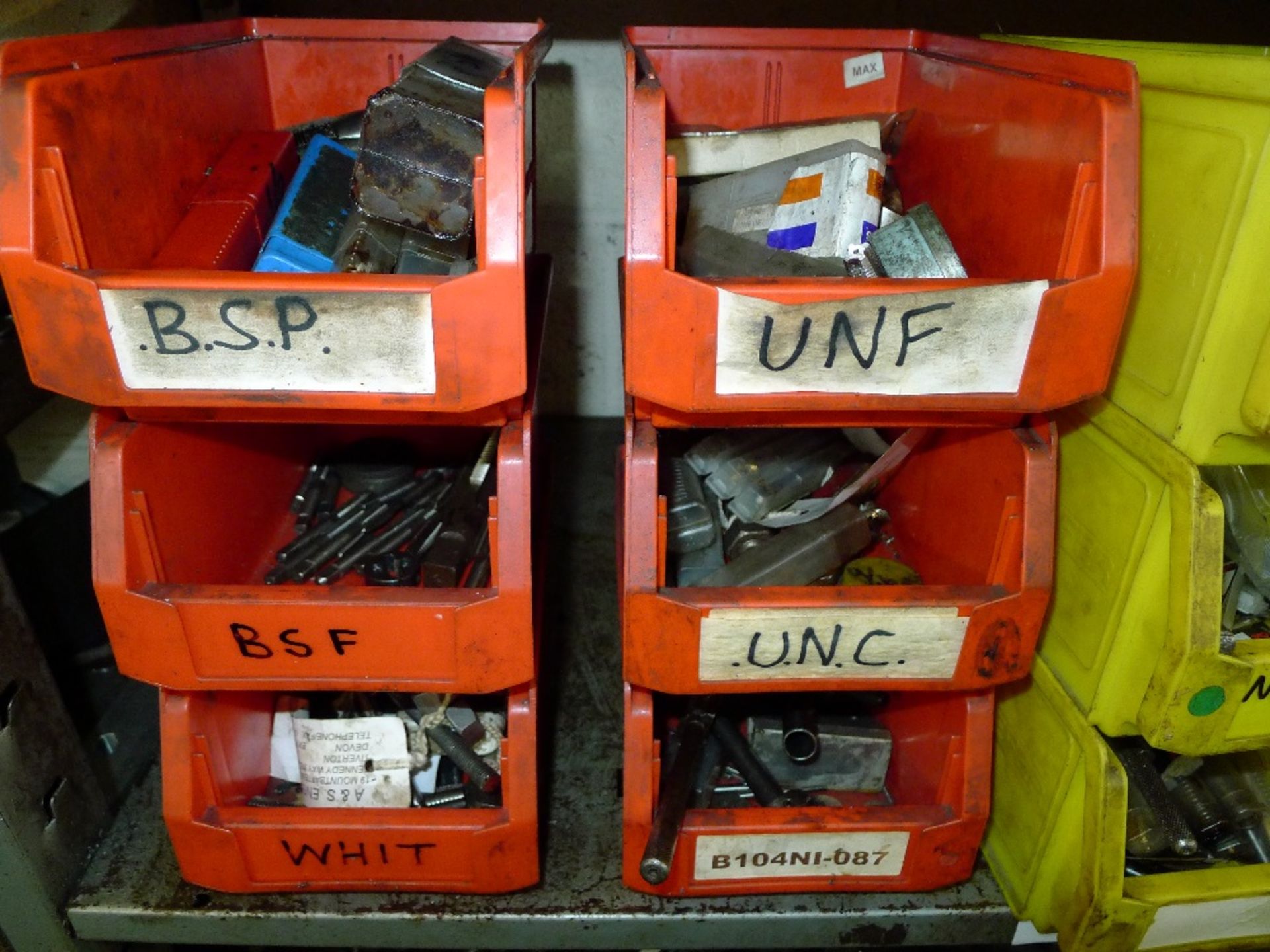 1 bay of boltless stores type racking containing a quantity of various items including Lin type - Image 3 of 7