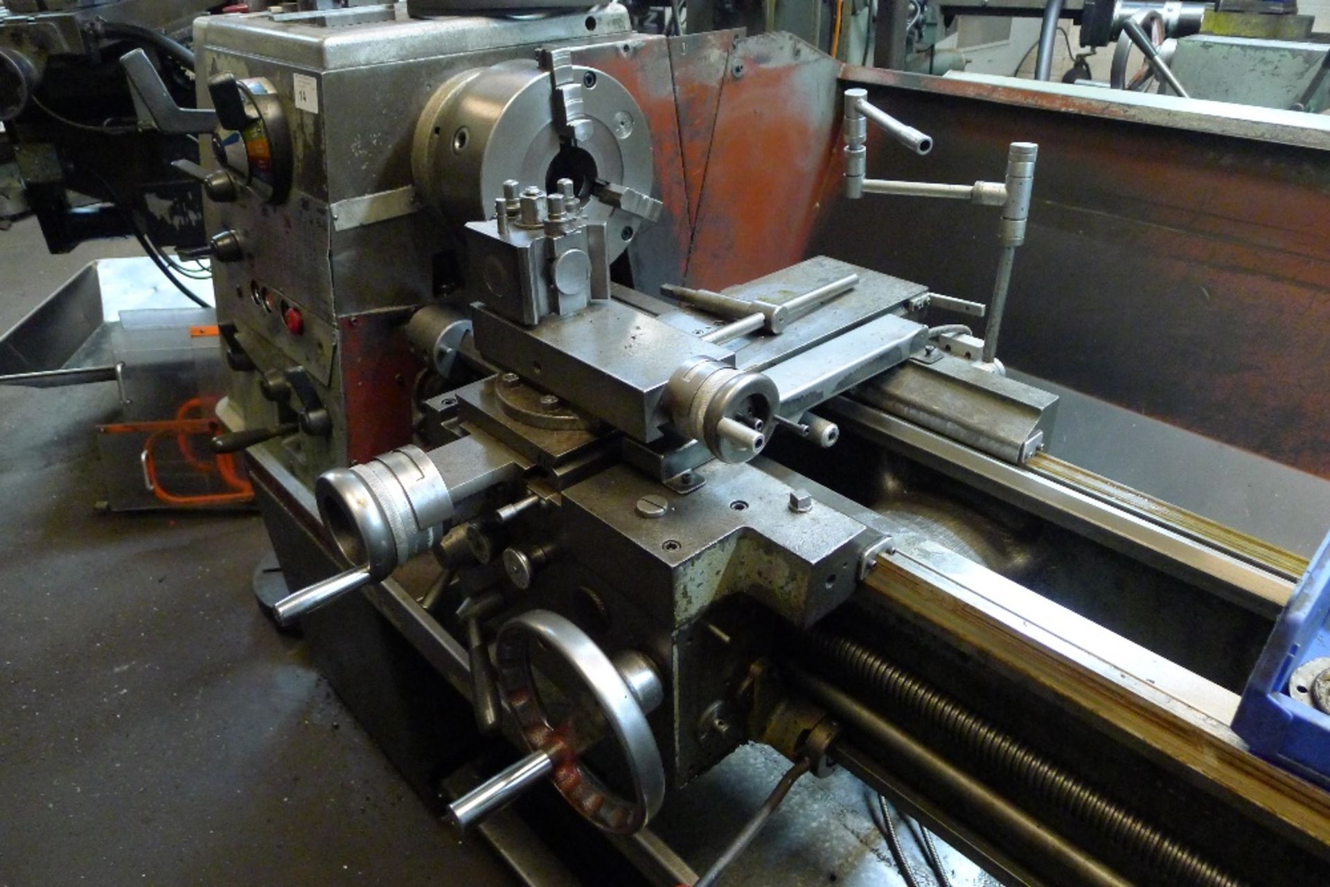 1 Colchester centre lathe type Triumph 2000 serial no. 6/0004/04642, 3ph, overall bed length 1.8m, - Image 2 of 8