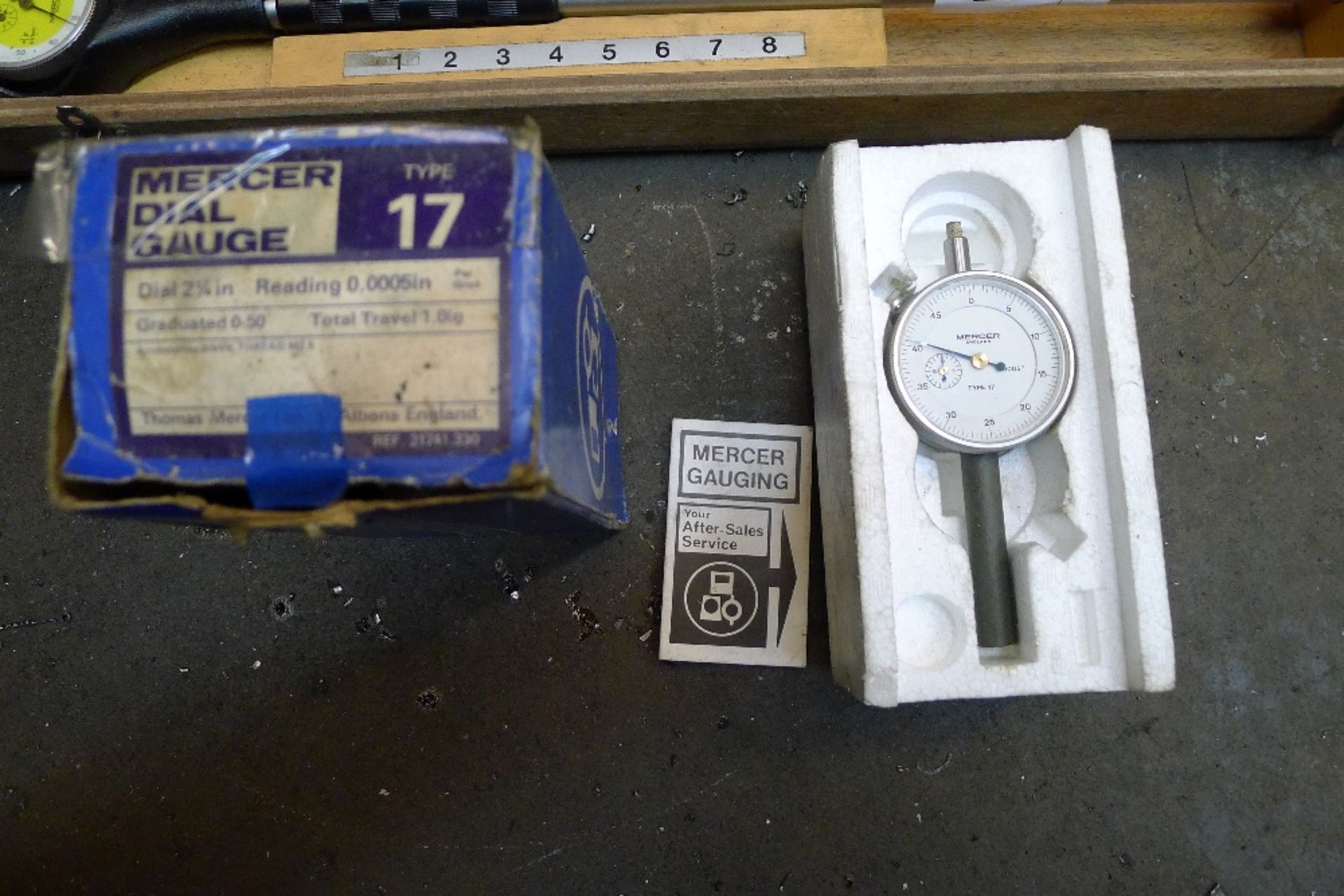 1 Mercer dial bore gauge and 1 Mercer dial gauge type 17 - Image 2 of 3