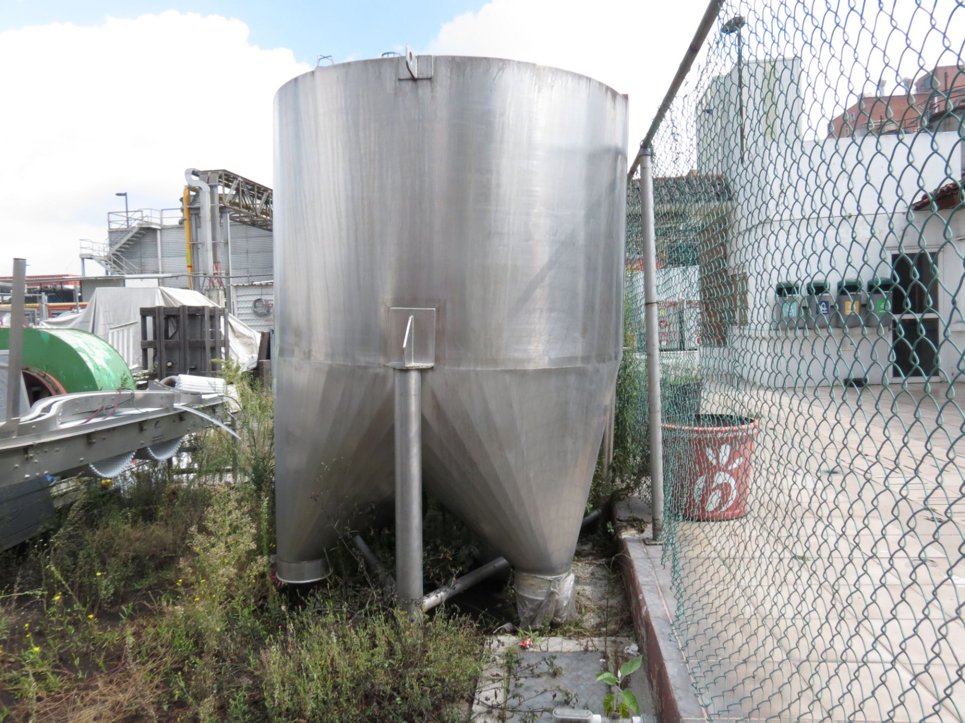 Stainless Steel Tank of 1.93 m in diameter, Includes Strong Parts conveyor belt. - Image 8 of 8