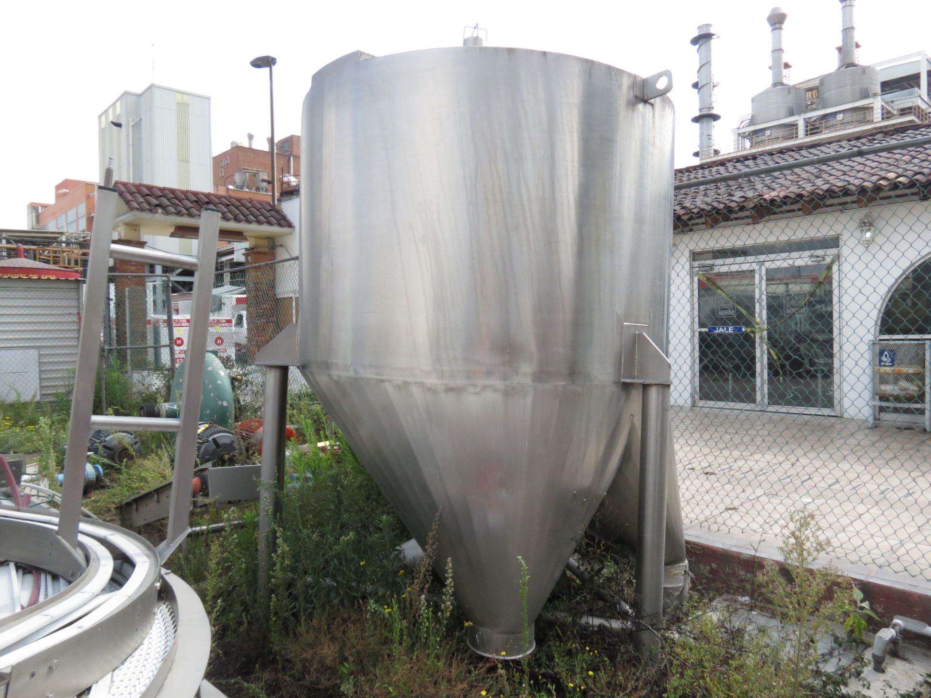 Stainless Steel Tank of 1.93 m in diameter, Includes Strong Parts conveyor belt. - Image 7 of 8