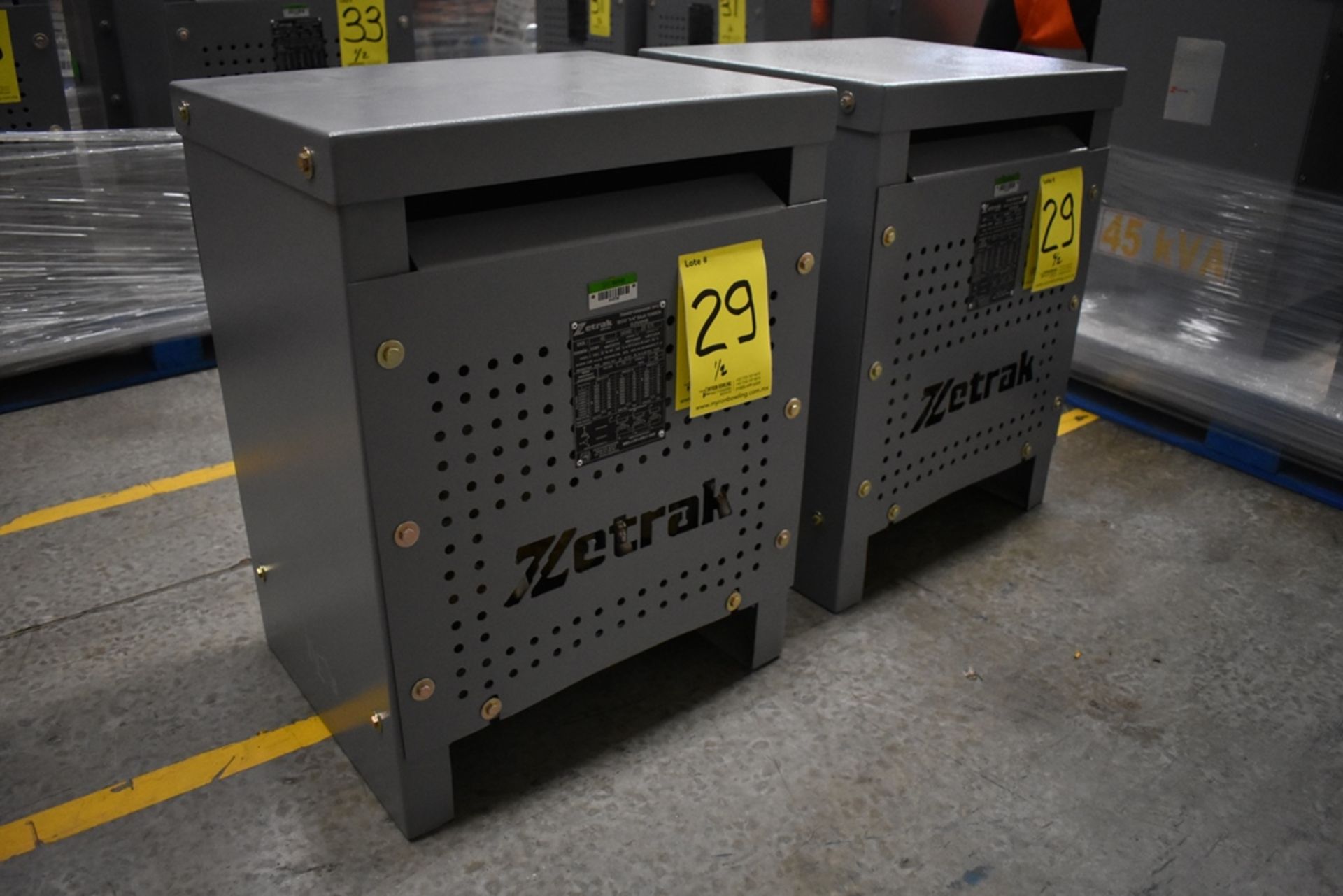 (2) 2016 Zetrak Dry Transformers (New) - Image 6 of 10