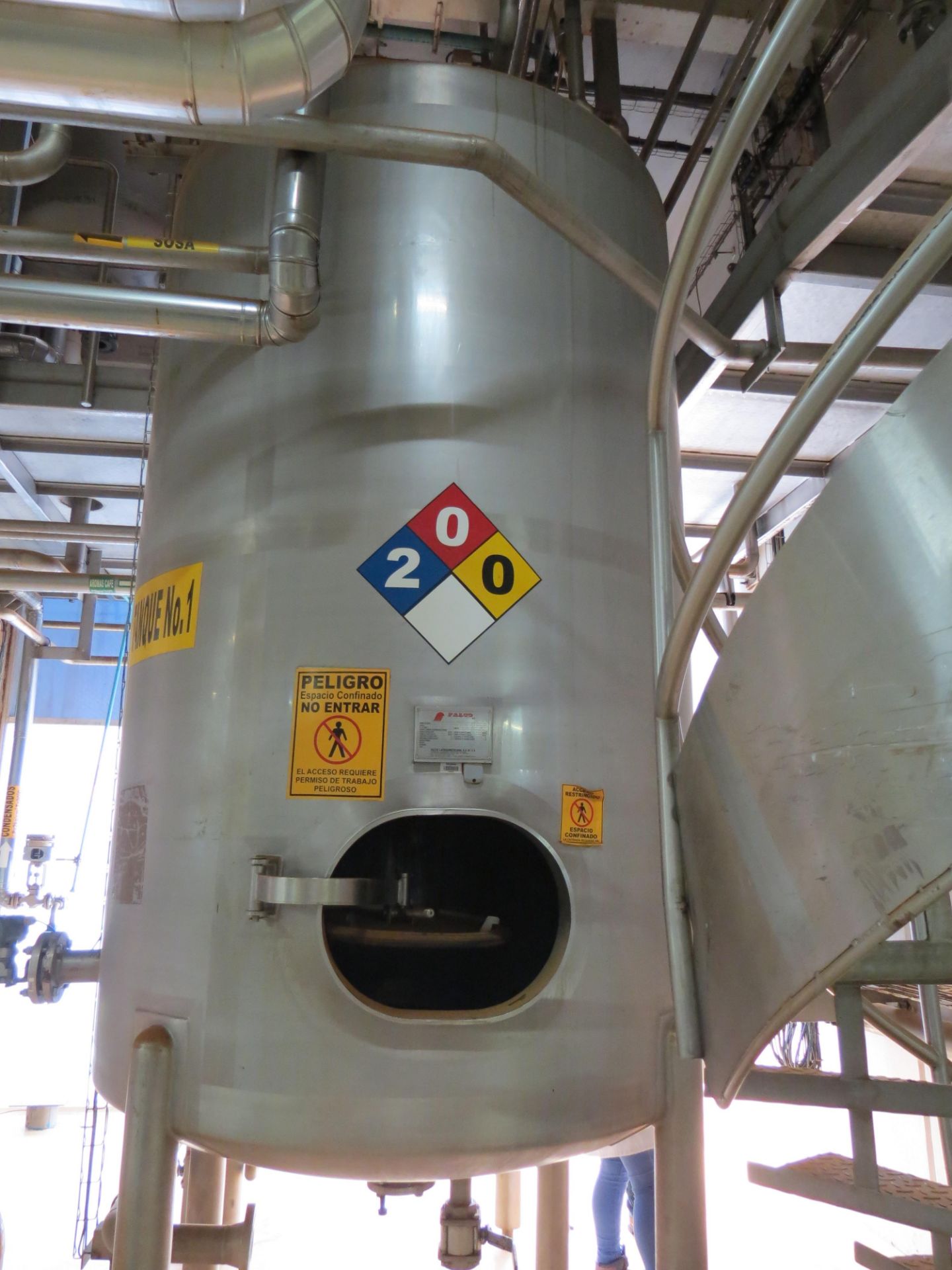 Falco 316L Stainless Steel Tank Capacity of 6 Cubic Meters - Image 3 of 9