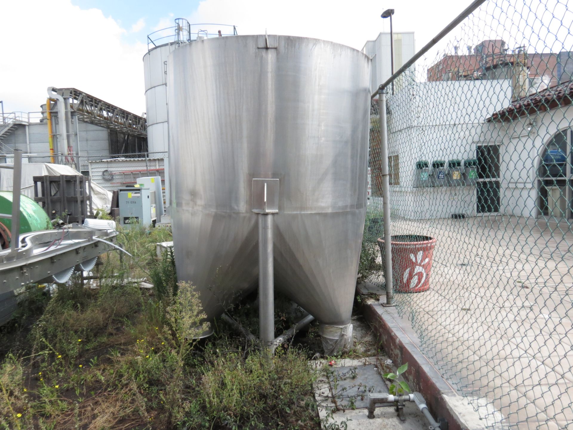 Stainless Steel Tank of 1.93 m in diameter, Includes Strong Parts conveyor belt. - Image 5 of 8
