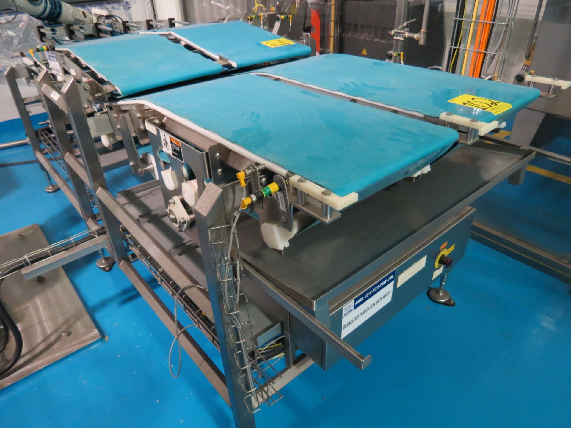 Duplex sanitary conveyor belt , made of stainless steel, Dimensions 0.40 X 3.10 m - Image 3 of 14