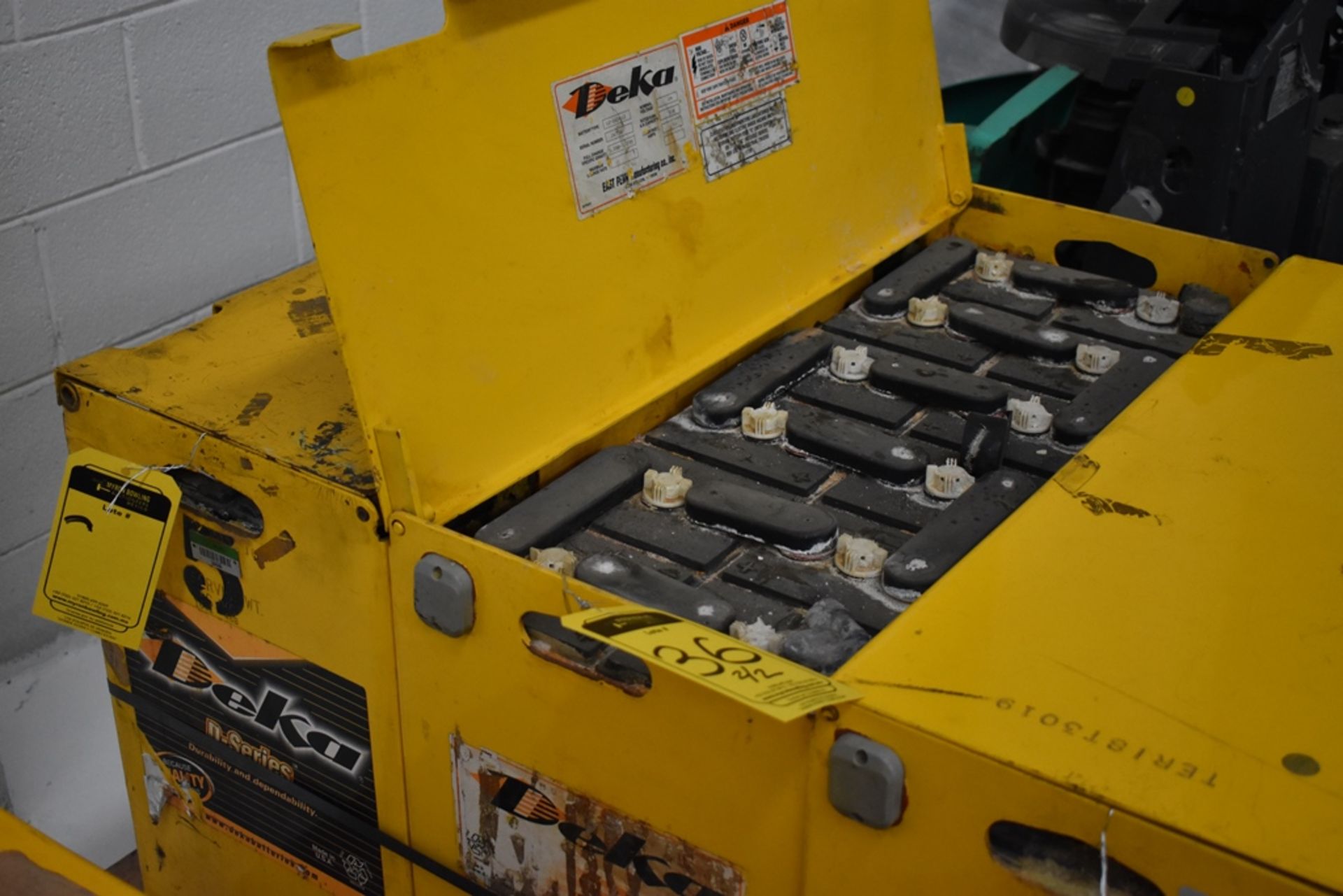 Ametek Prestolite Power Forklift Battery Charger, Model Mate-80 and Battery Brand Deka for 24 volts - Image 15 of 16