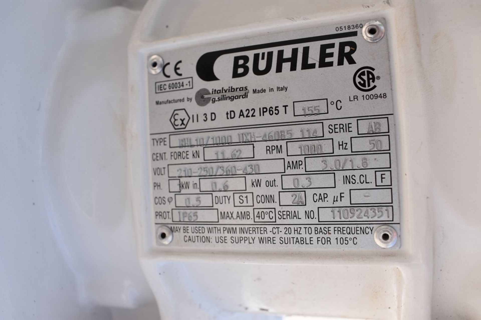 4 vibrators brand Buhler - Image 12 of 14
