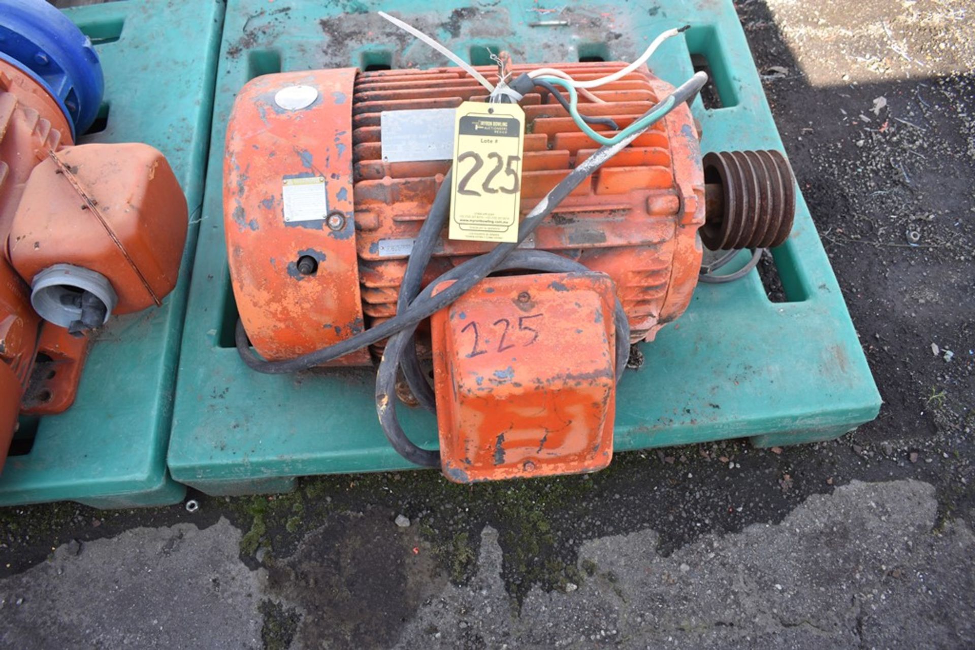 Electric Motor brand Emerson Model VJ47, 50 HP, 460V