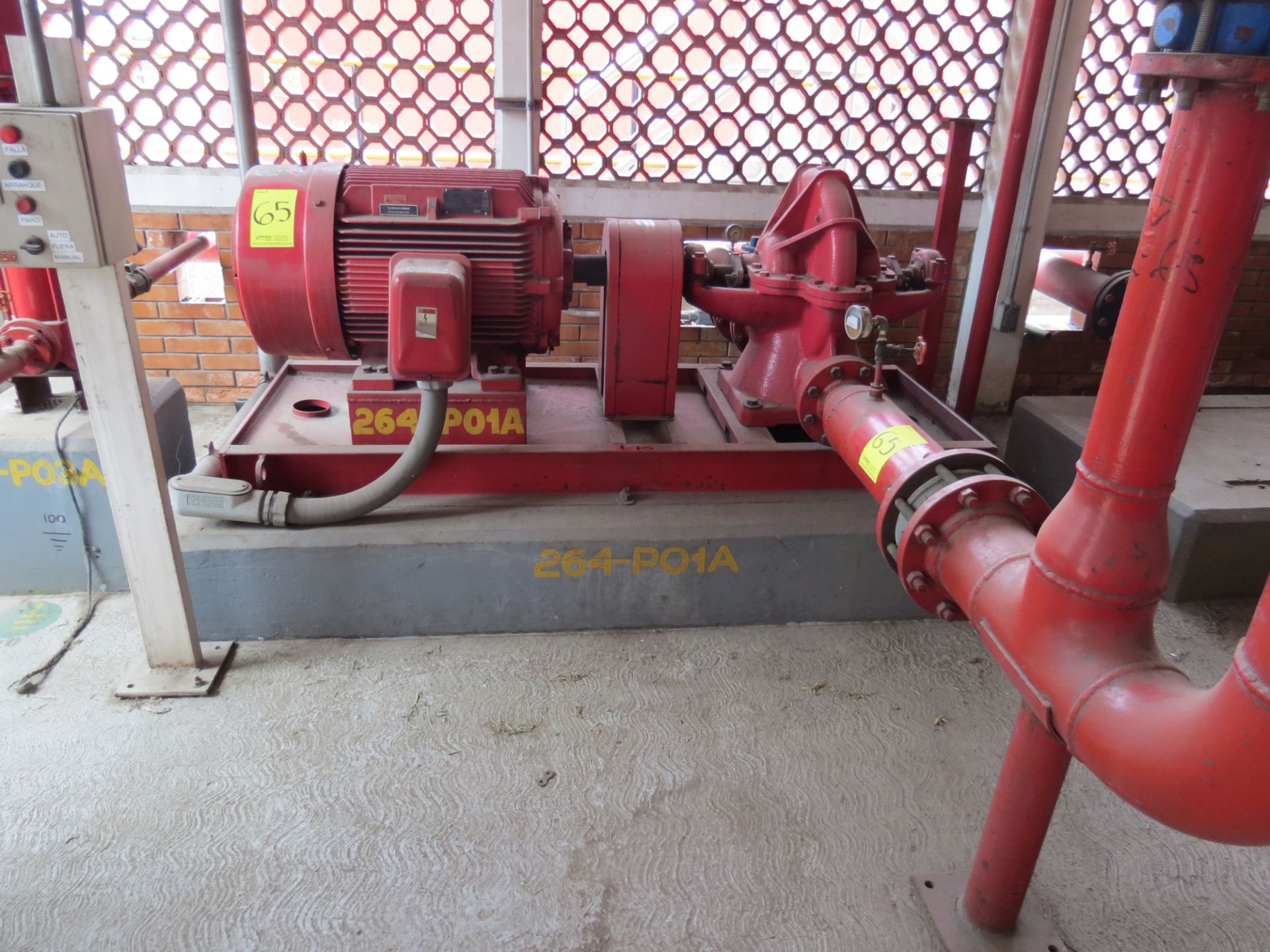 Fire Suppression System, includes Fairbanks Morse pump, model 5814-4 - Image 3 of 17